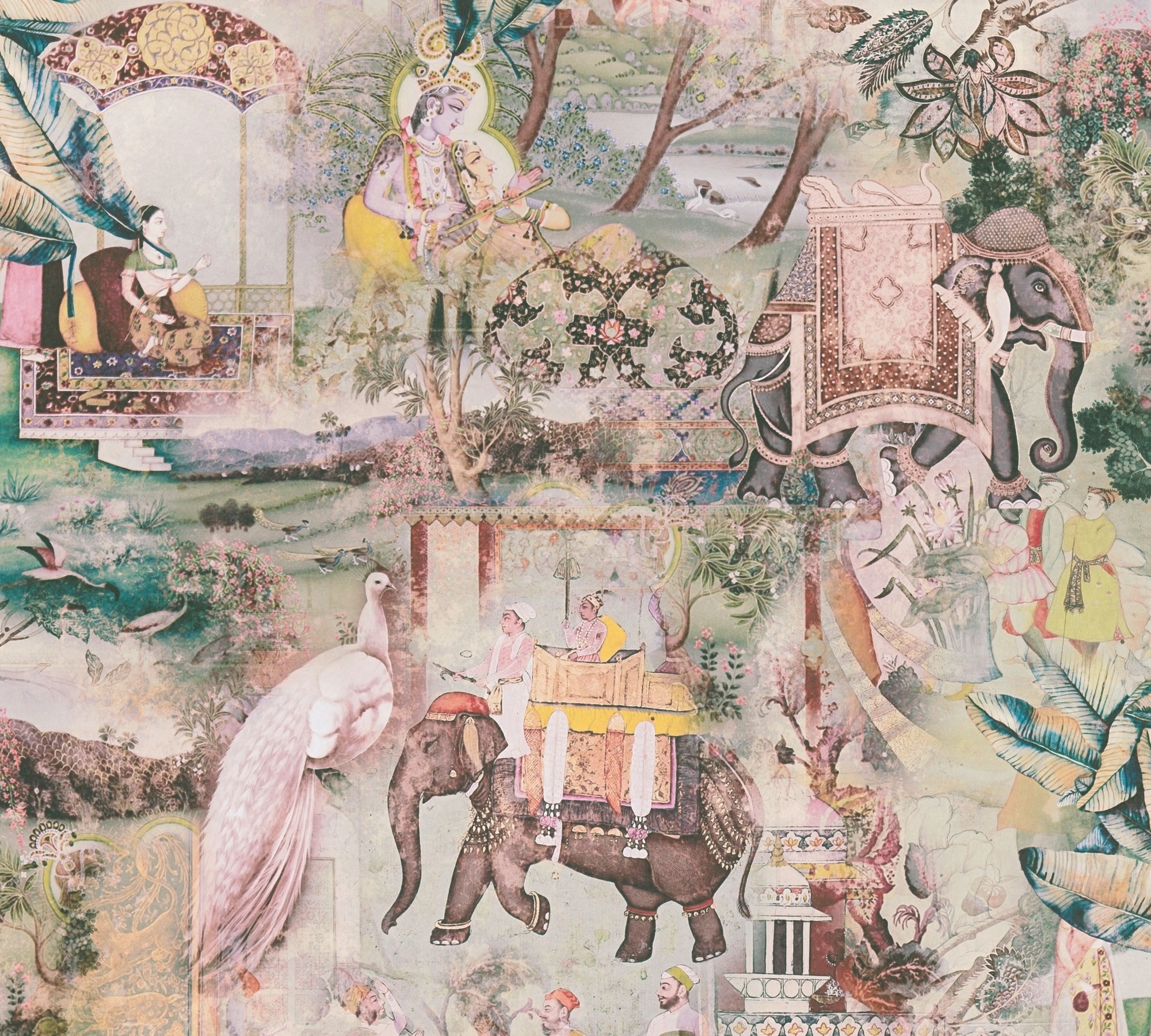 A.S. Création Vliestapete "Dream Flowery" Ethnomuster Abstrakt Minimalistisch Glatt Vintage Tapete Orientalisch Tapeten Wohnzimmer Schlafzimmer