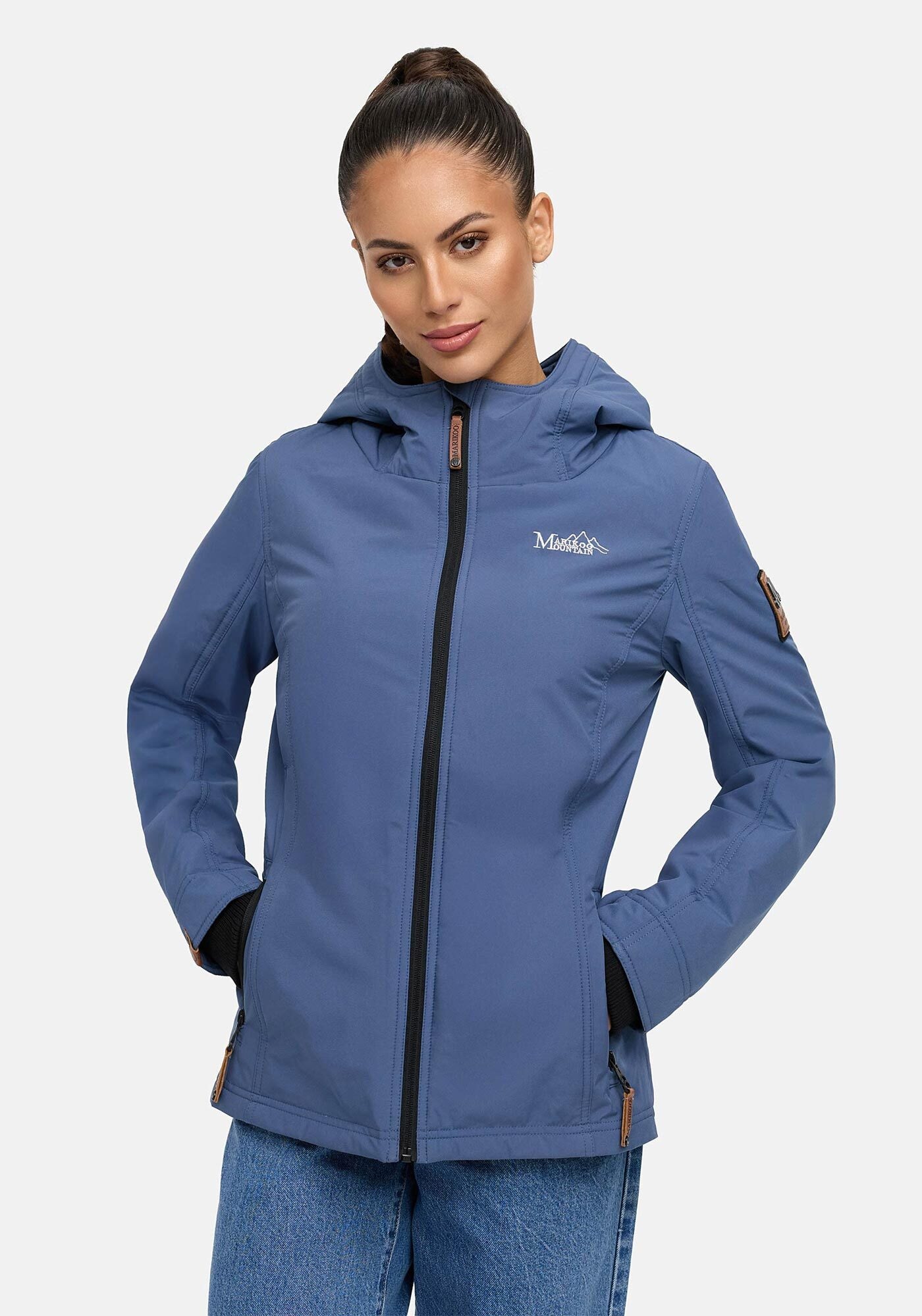 Marikoo Outdoorjacke »Brombeere«, sportliche Übergangsjacke mit Kapuze