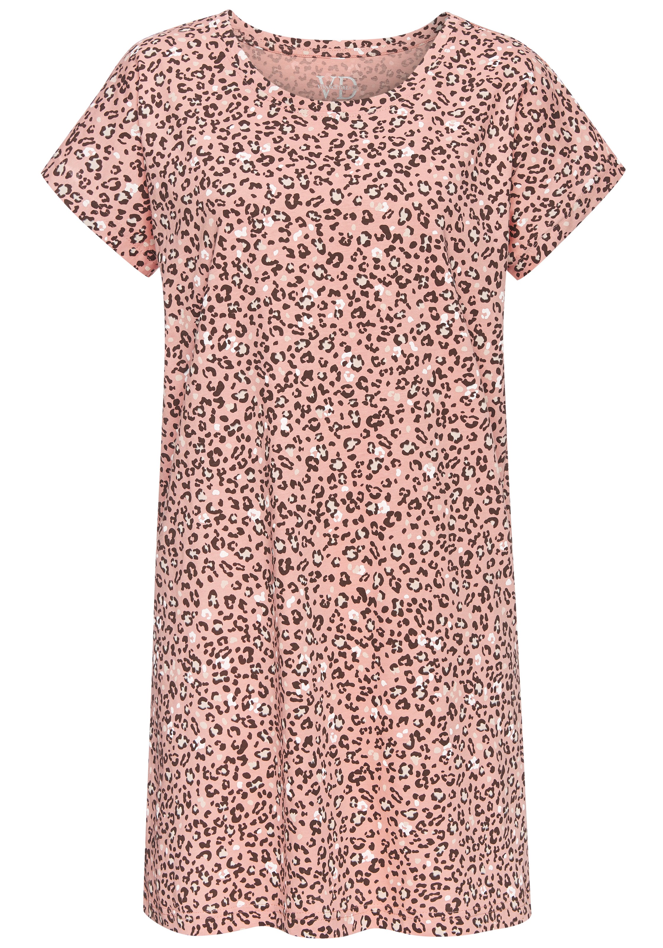 Vivance Dreams Nachthemd 1-teilig, mit schönem Animalprint günstig online kaufen