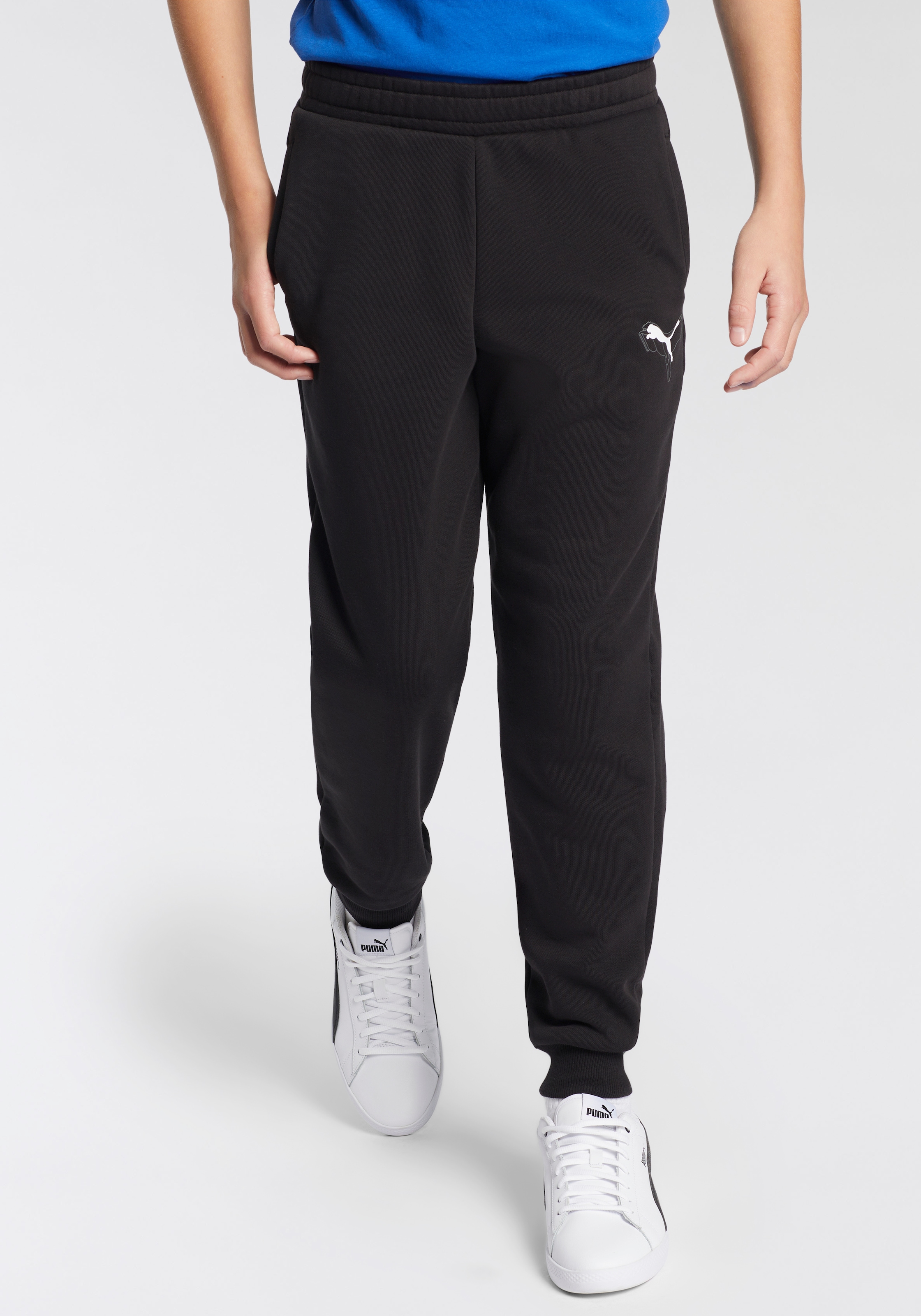 PUMA Trainingshose "ESS+ LOGO LAB CAT SWEATPANTS FL CL B"