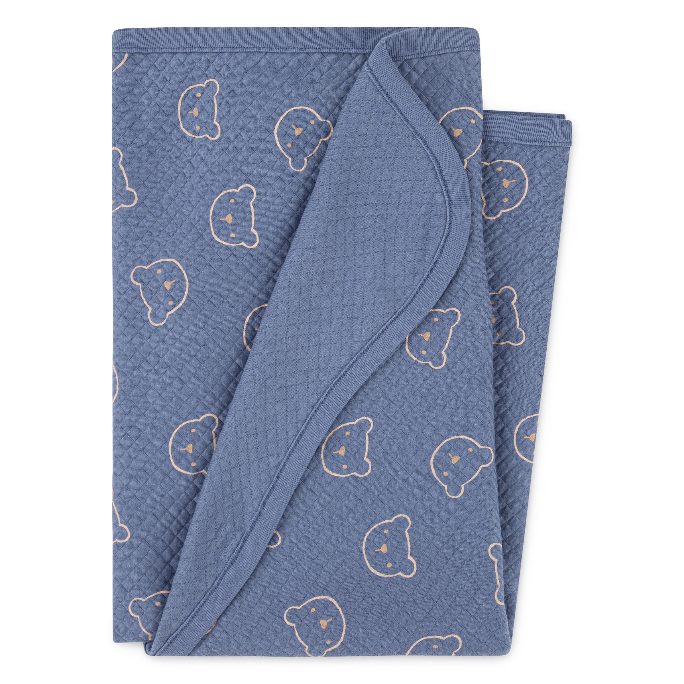 HUGGIES babywear Babydecke »HGHB QUILTED RECEIVING BLANKET« mit Teddy-Motiv, leicht gesteppt