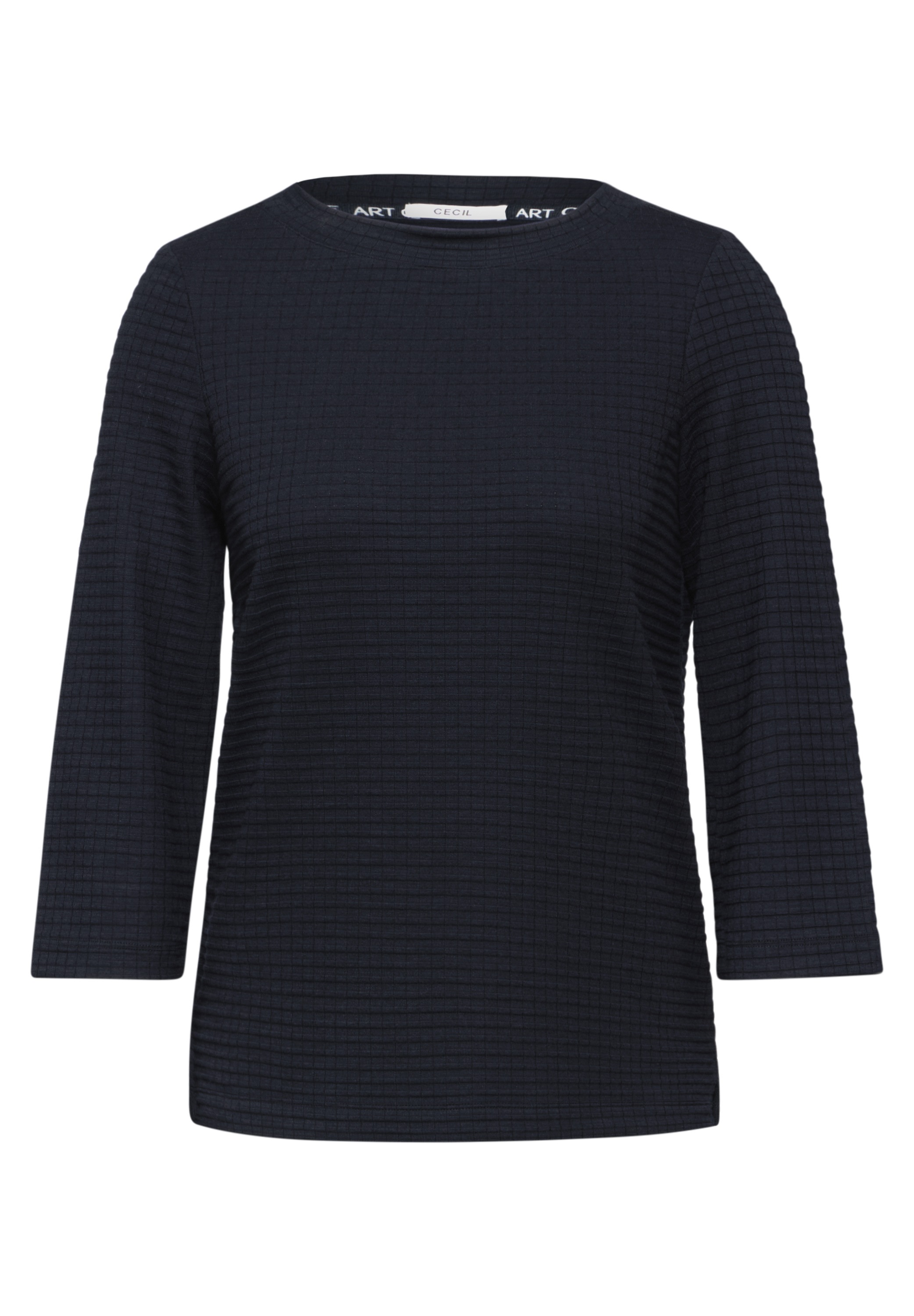 Cecil 3/4-Arm-Shirt, mit U-Boot-Ausschnitt