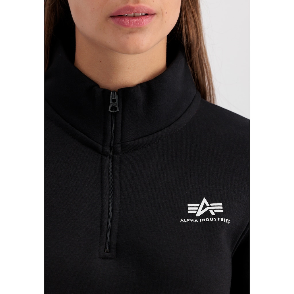 Alpha Hoodys Industries & SL »Alpha Wmn« Women Half Zip Sweater Sweats Industries Sweater