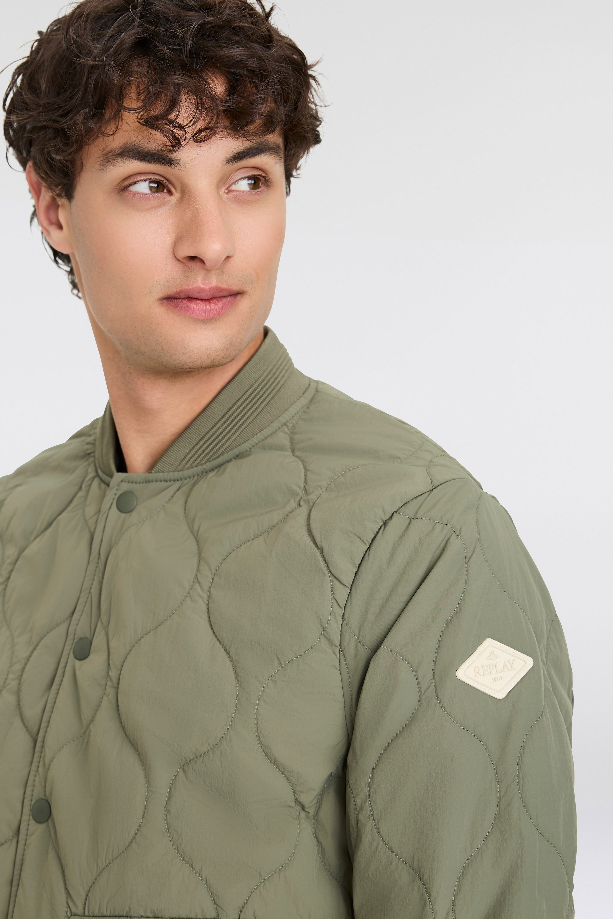 Replay Bomberjacke, mit Steppmuster