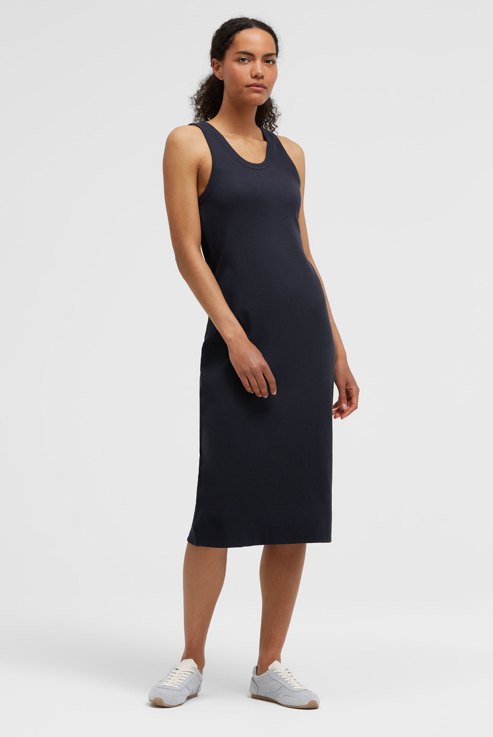 SENSES.THE LABEL Sommerkleid Ohne Taschen mit Baumwolle