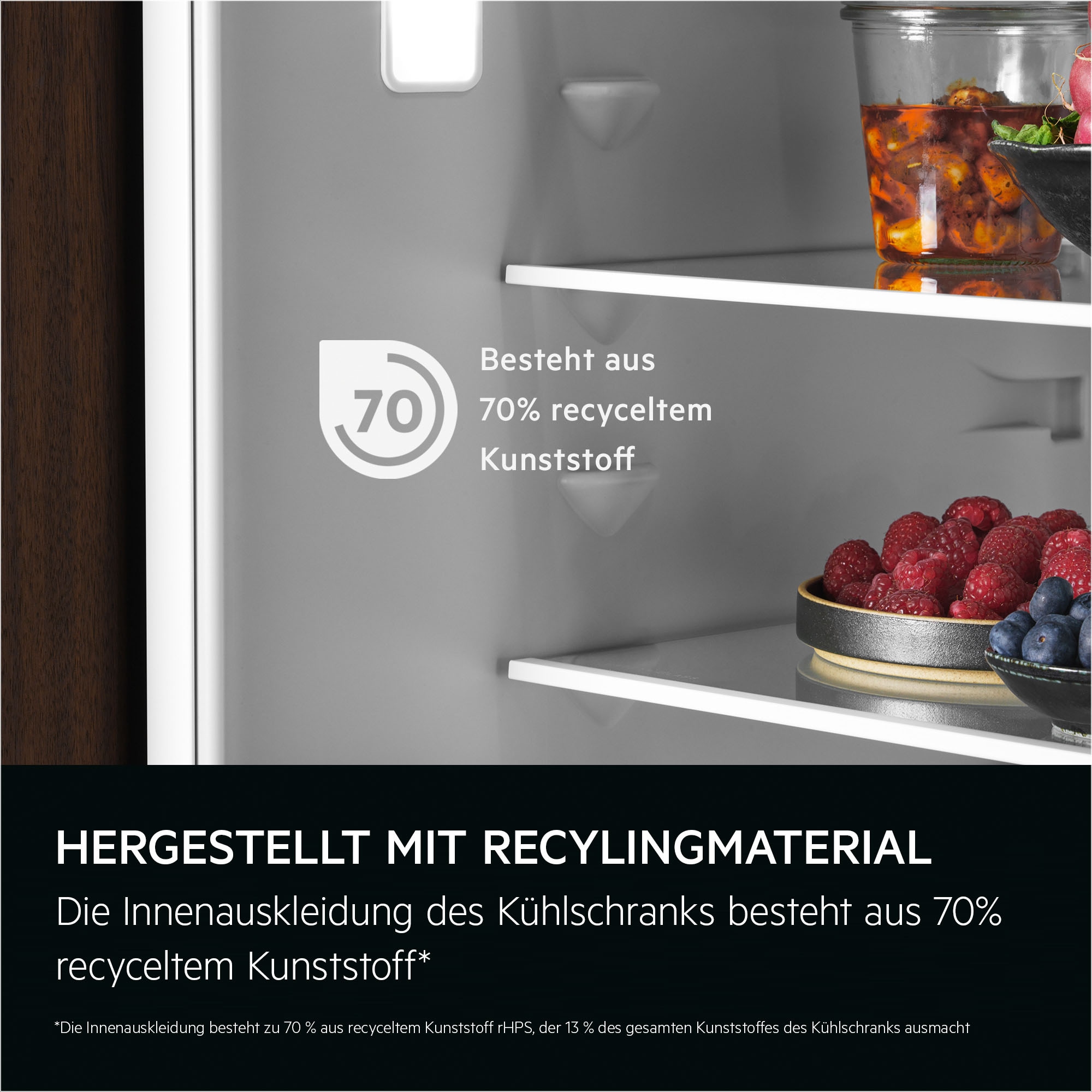 AEG Einbaukühlschrank 6000 »TK6FS181CC 923584303« 176,9 cm hoch 55,7 cm breit CustomFlex® – Flexible Fächer in der Kühlschranktür für mehr Stauraum