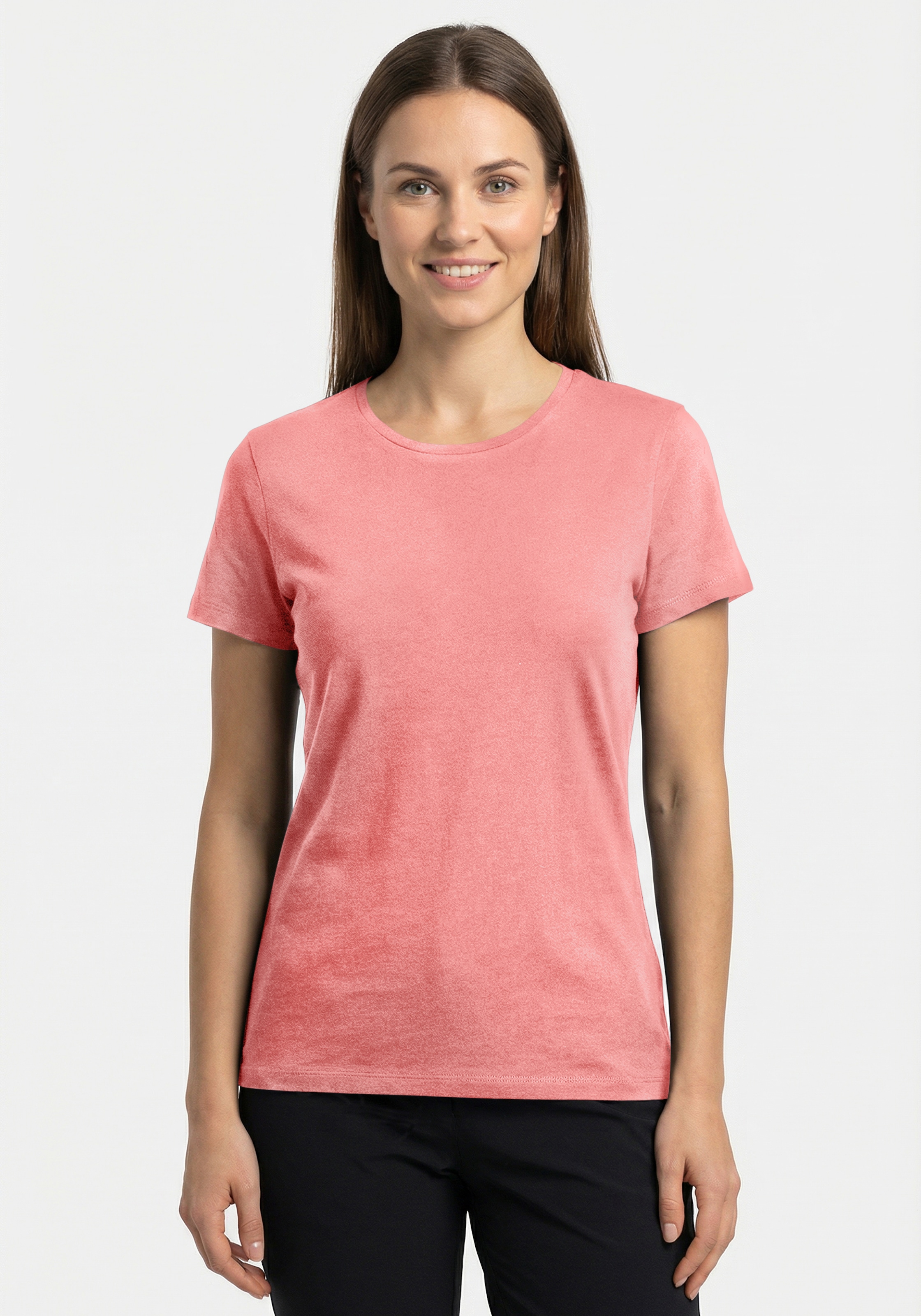 Icepeak T-Shirt »ISLETON« mit O-Ausschnitt, aus Baumwolle, gerader Saum