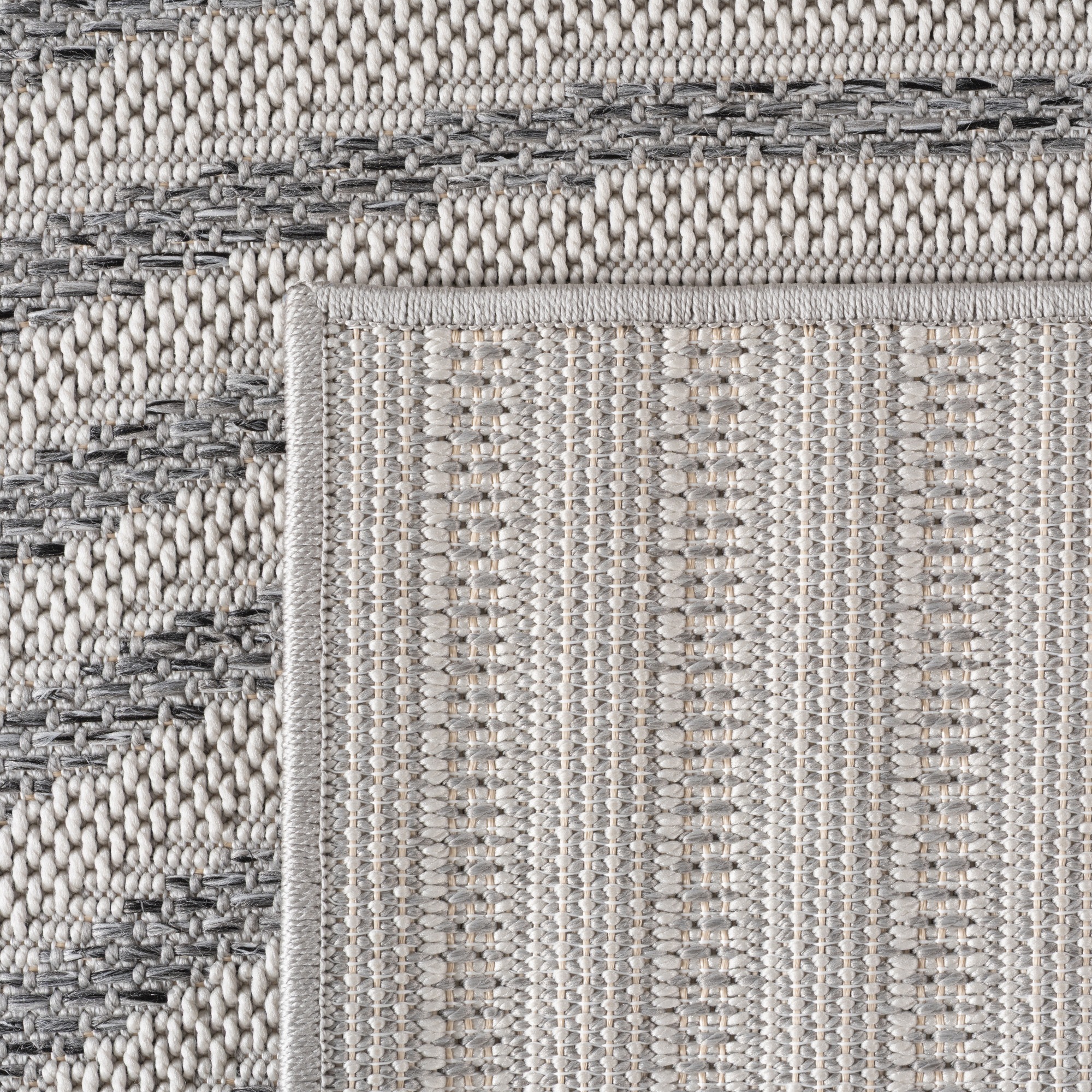 AYYILDIZ TEPPICHE Desert 1301 Outdoor Rug Grey 80x250cm 2