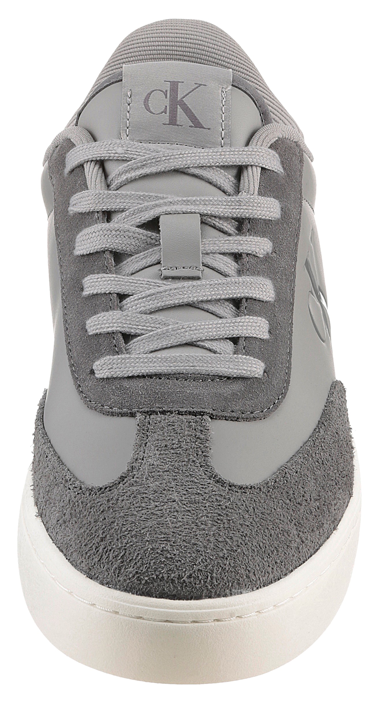 Calvin Klein Jeans Sneaker »CLASSIC CUPLOW LACEUP LTH FAD«, Basket-Sneaker, Schnürschuh, Freizeitschuh mit weichem Schaftrand