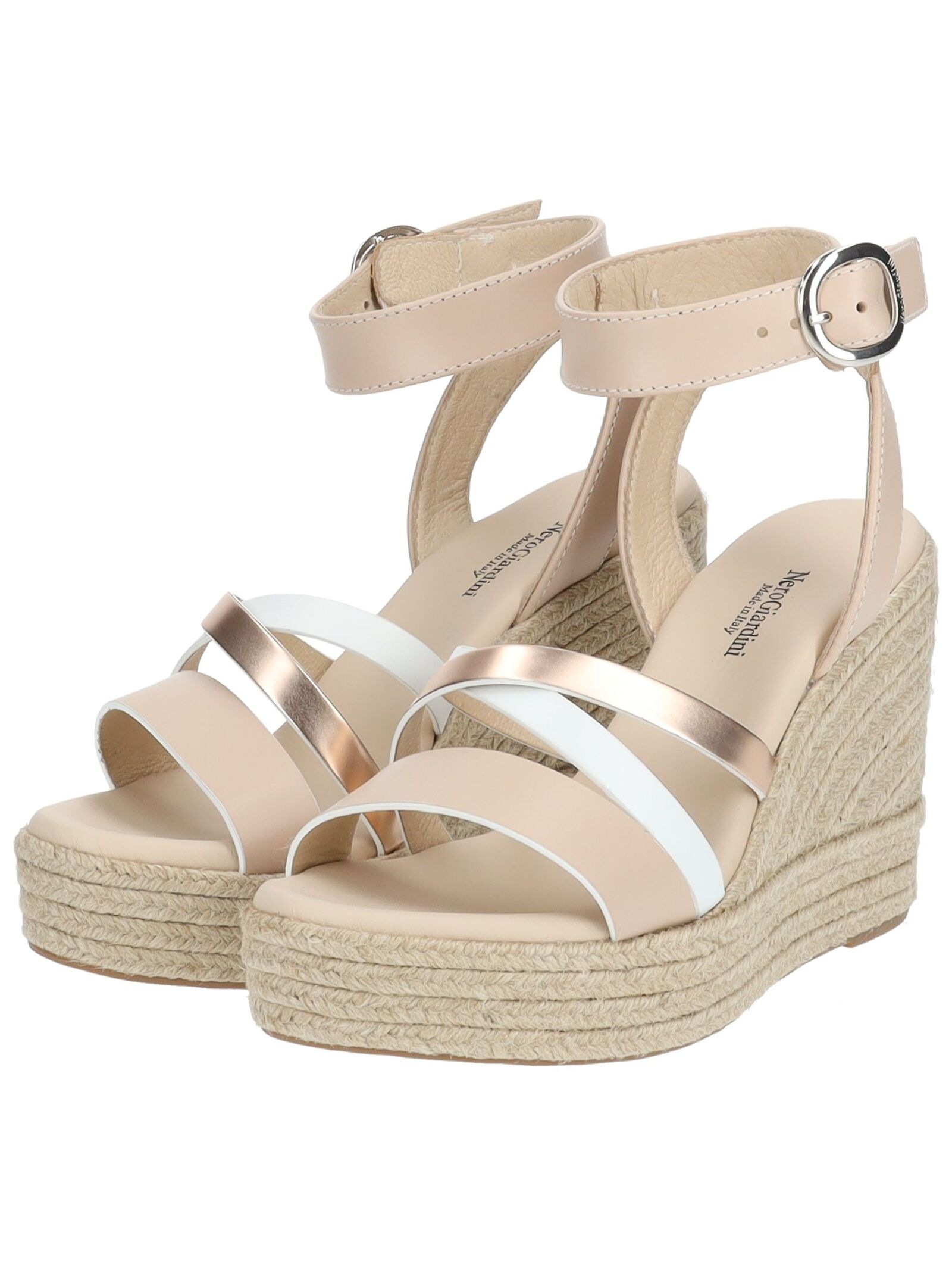 Nero Giardini Keilsandalette »Nero Giardini Sandalen Leder/Textil«