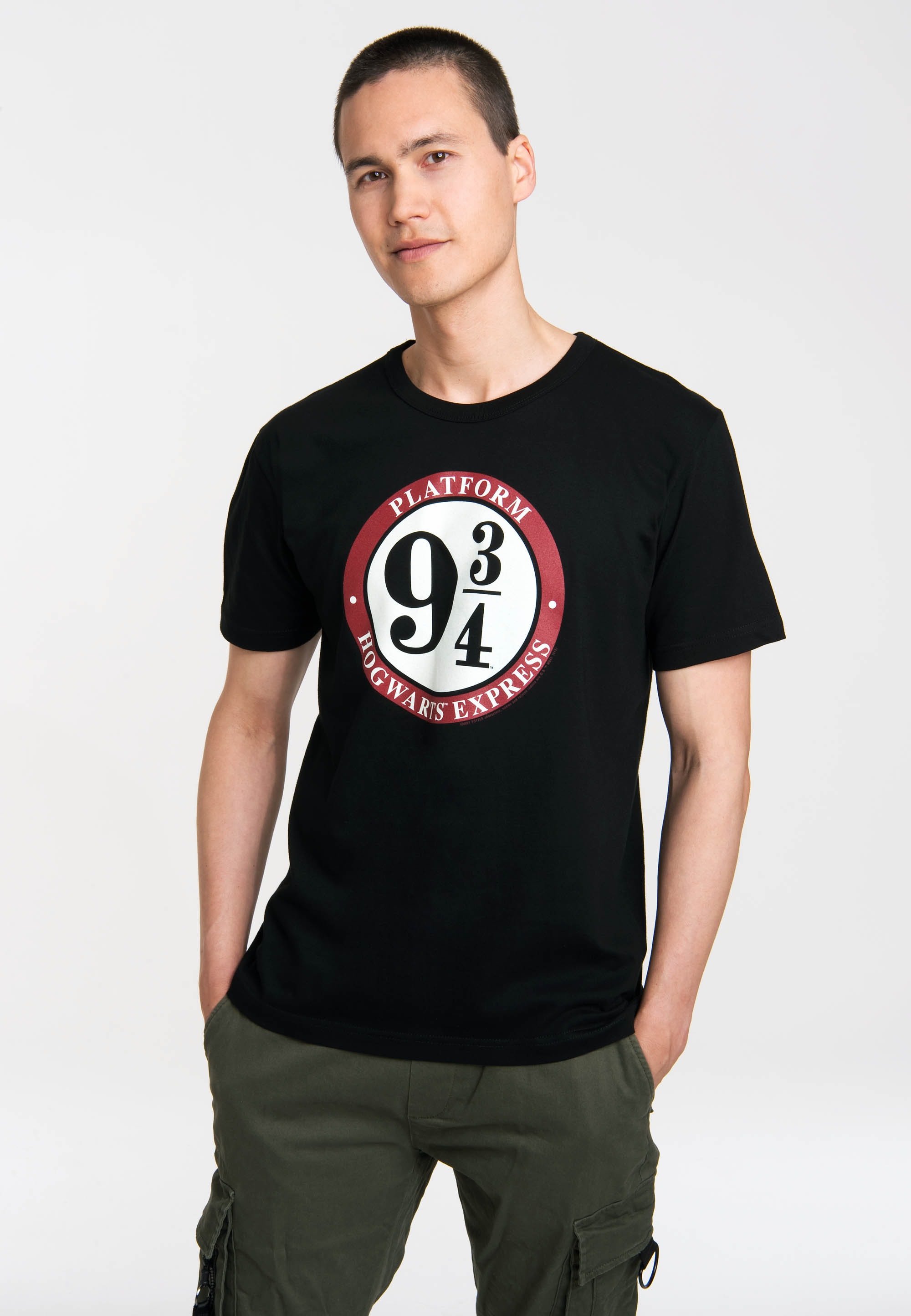 LOGOSHIRT T-Shirt »Harry Potter - Platform 9 3/4«, mit Harry Potter Hogwarts Express-Motiv