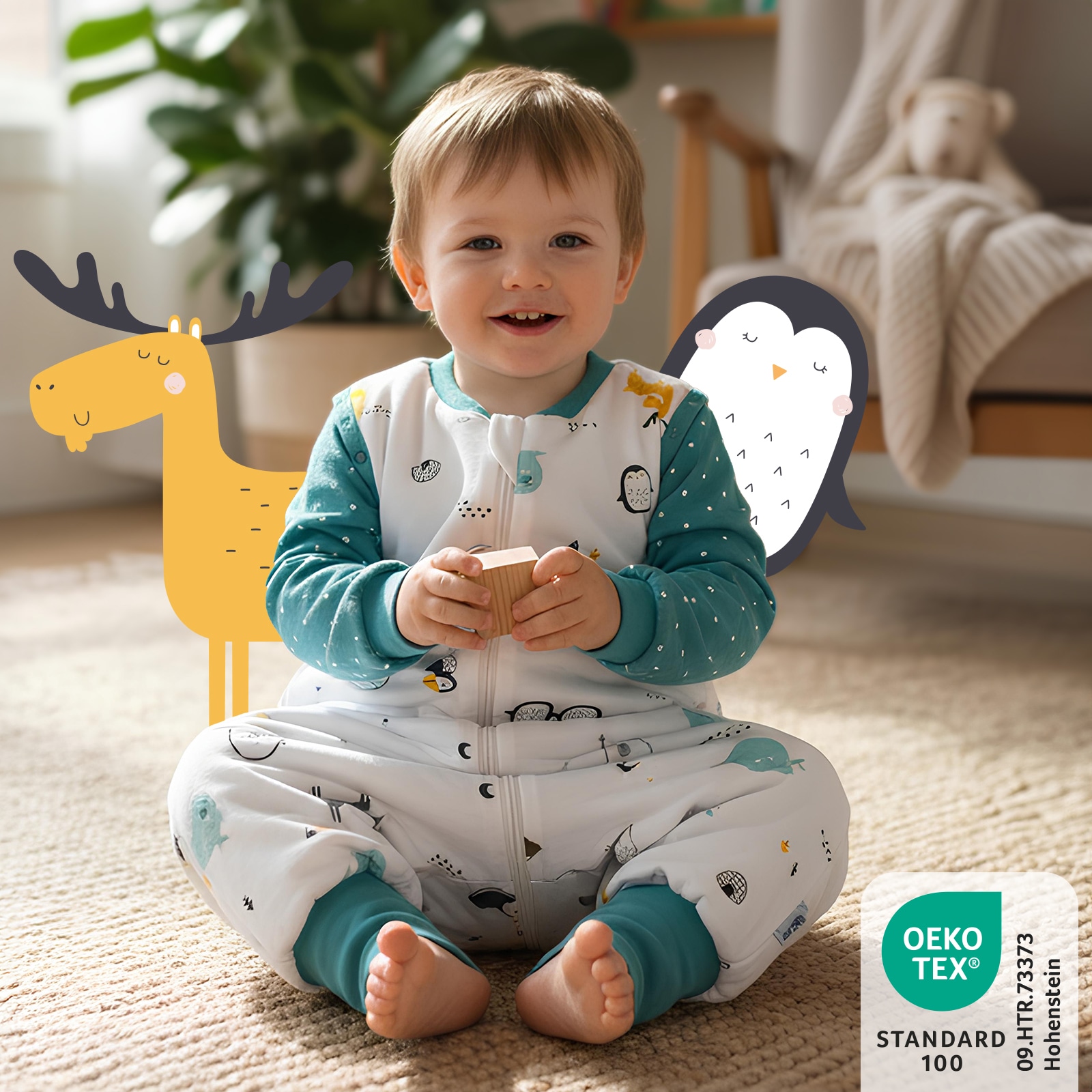 Schlummersack Babyschlafsack »Schlafsack mit Füßen 2.5 Tog«