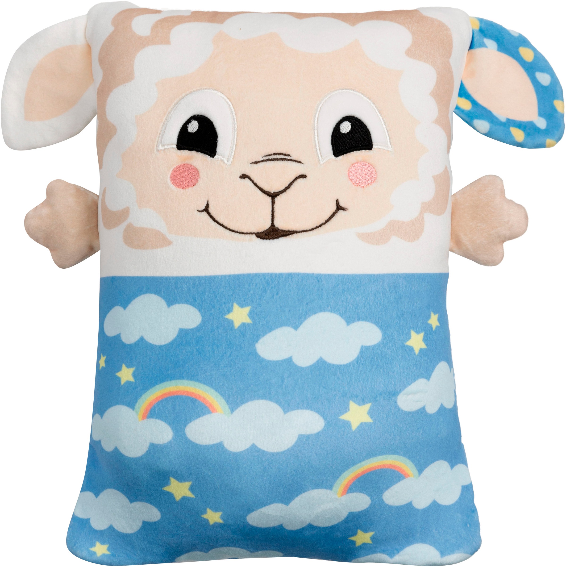 Nici Kuscheltier »Cosidoos, Schaf mit Wendefunktion 30x20 cm«, enthält recyceltes Material (Global Recycled Standard)