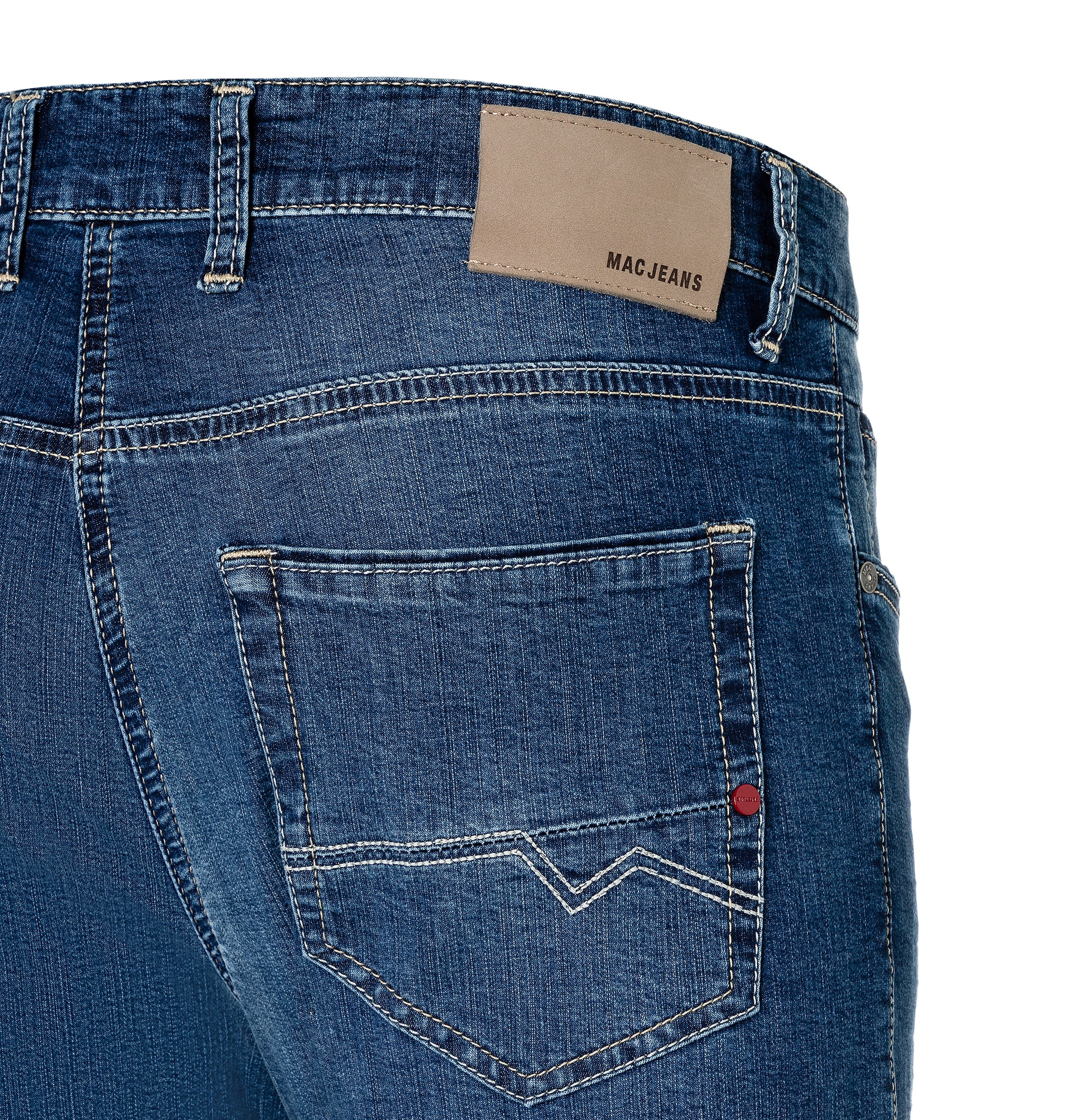 MAC Slim-fit-Jeans »Arne-Pipe light«, schmaler figurbetonender Schnitt