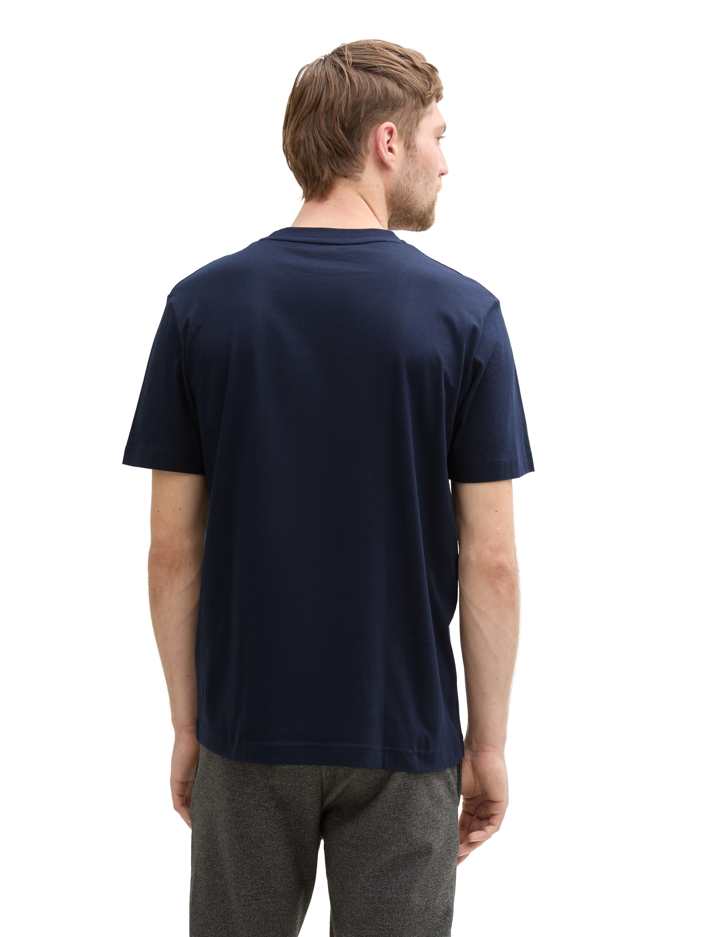 TOM TAILOR T-Shirt, (Packung, 2 tlg.), mit Logo Print