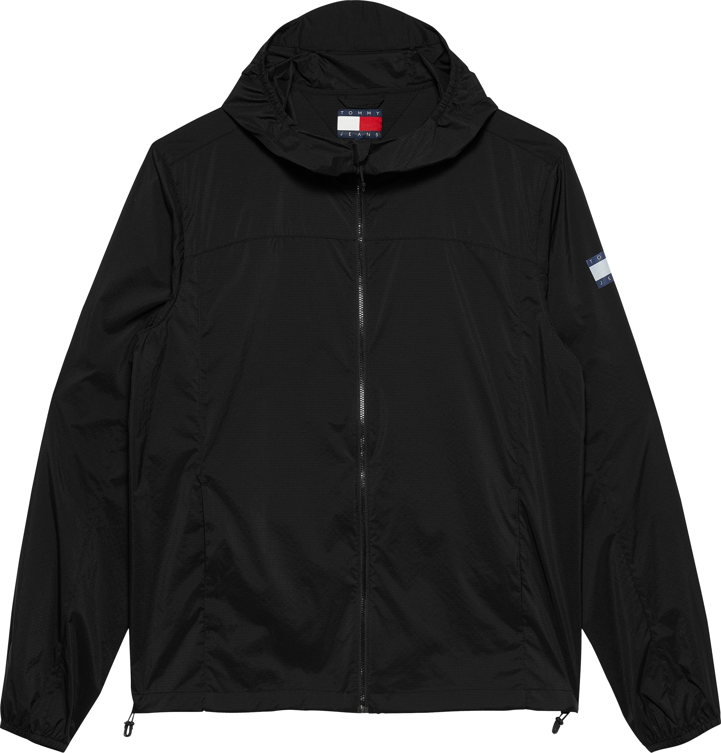 Tommy Jeans Outdoorjacke »TJM OUTDOOR SHELL JACKET EXT«, mit Kapuze, Mit Rundhalsausschnitt