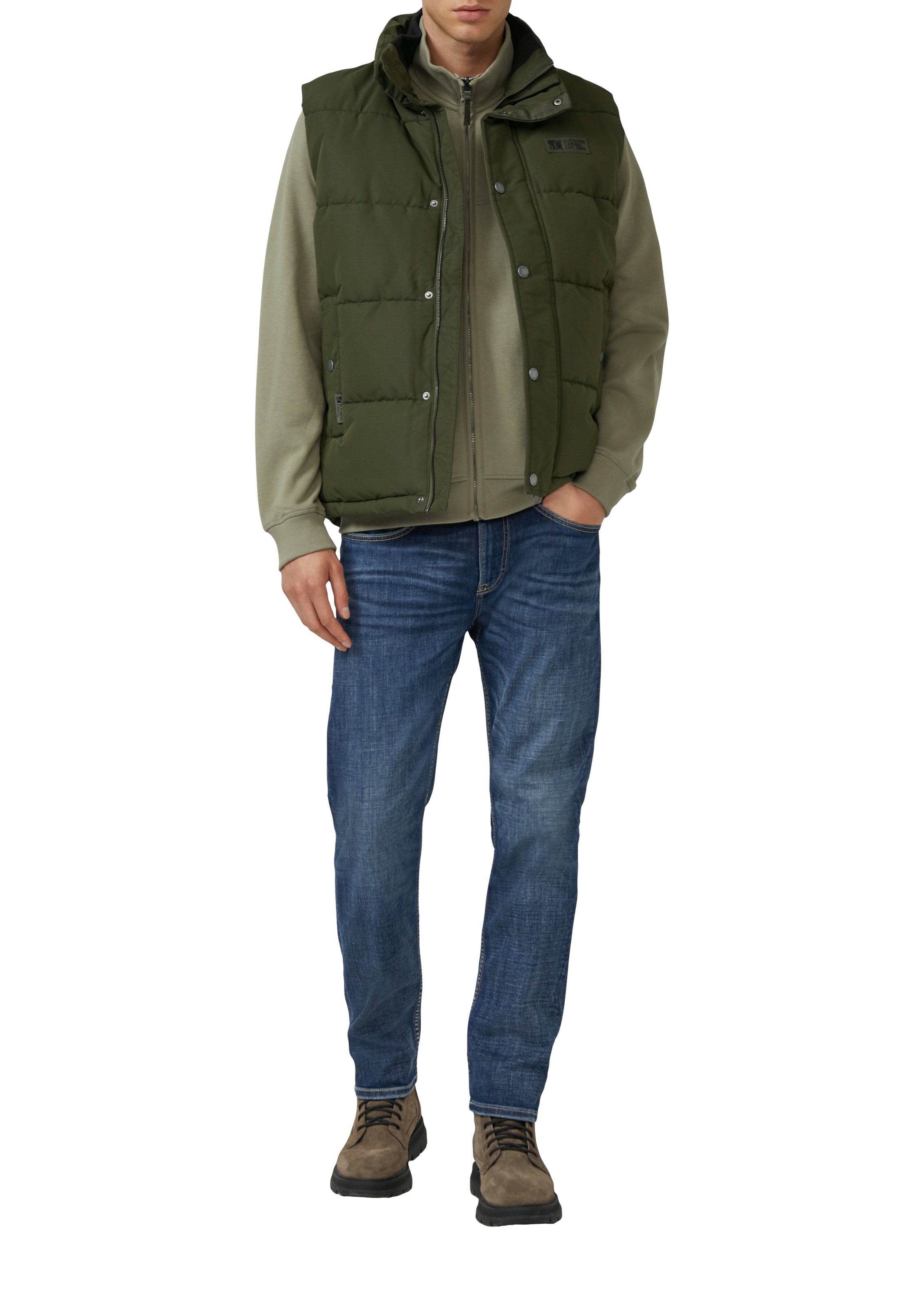 s.Oliver Sweatjacke mit Stehkragen günstig online kaufen