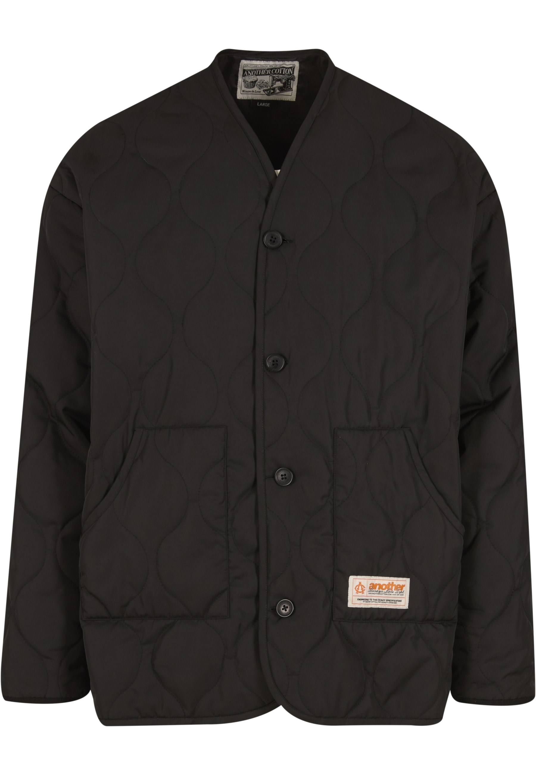Another Cotton Lab Allwetterjacke "Another Cotton Lab Another Padded Jacket" 1 Stk. Tlg. Ohne Kapuze