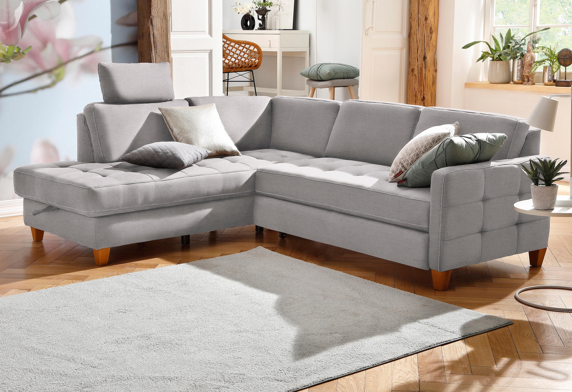 Home affaire Ecksofa »Earl« mit Bettkasten online kaufen | BAUR