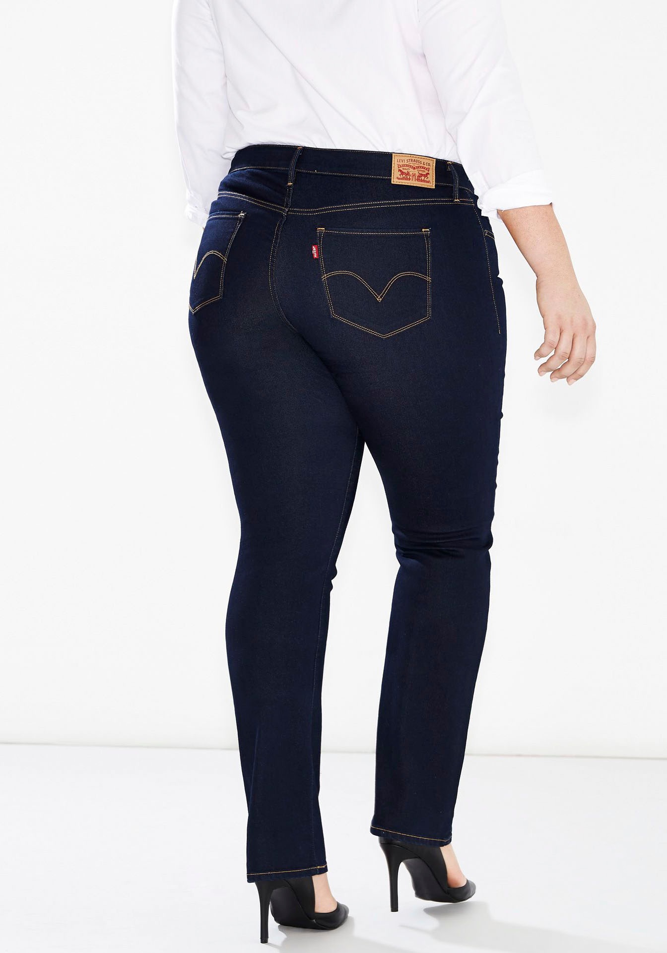 Levis Plus Straight-Jeans "314 Shaping Straight", in Baumwoll-Stretch günstig online kaufen