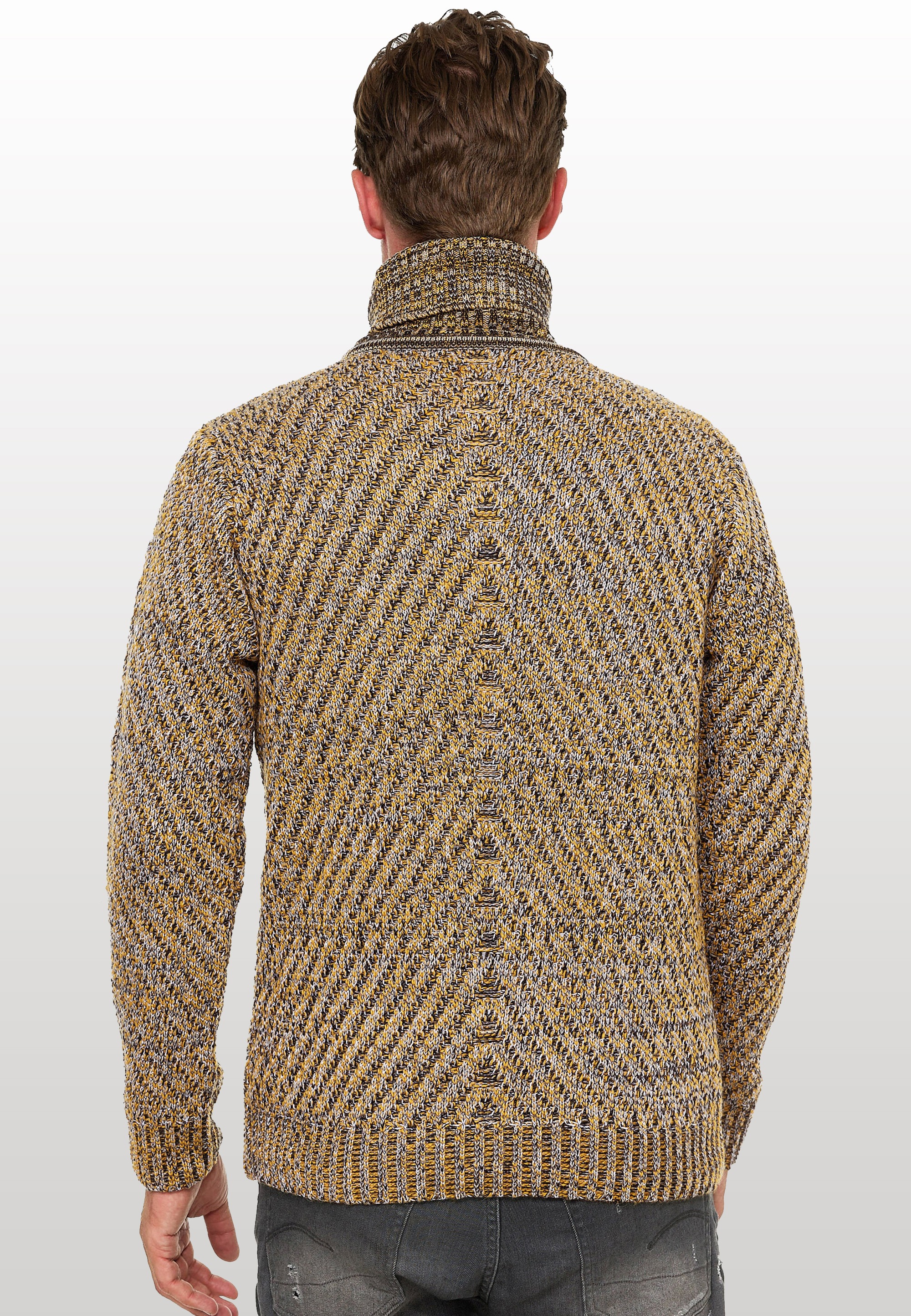 Rusty Neal Strickpullover, im angesagten Kontrast-Design