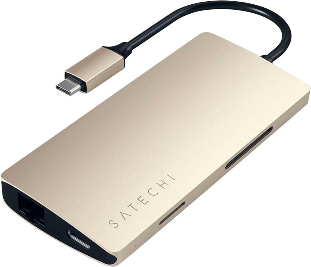 USB-Adapter »Type-C Multi-Port Hub 4K Ethernet V2«, USB-C zu USB Typ A-USB Typ...