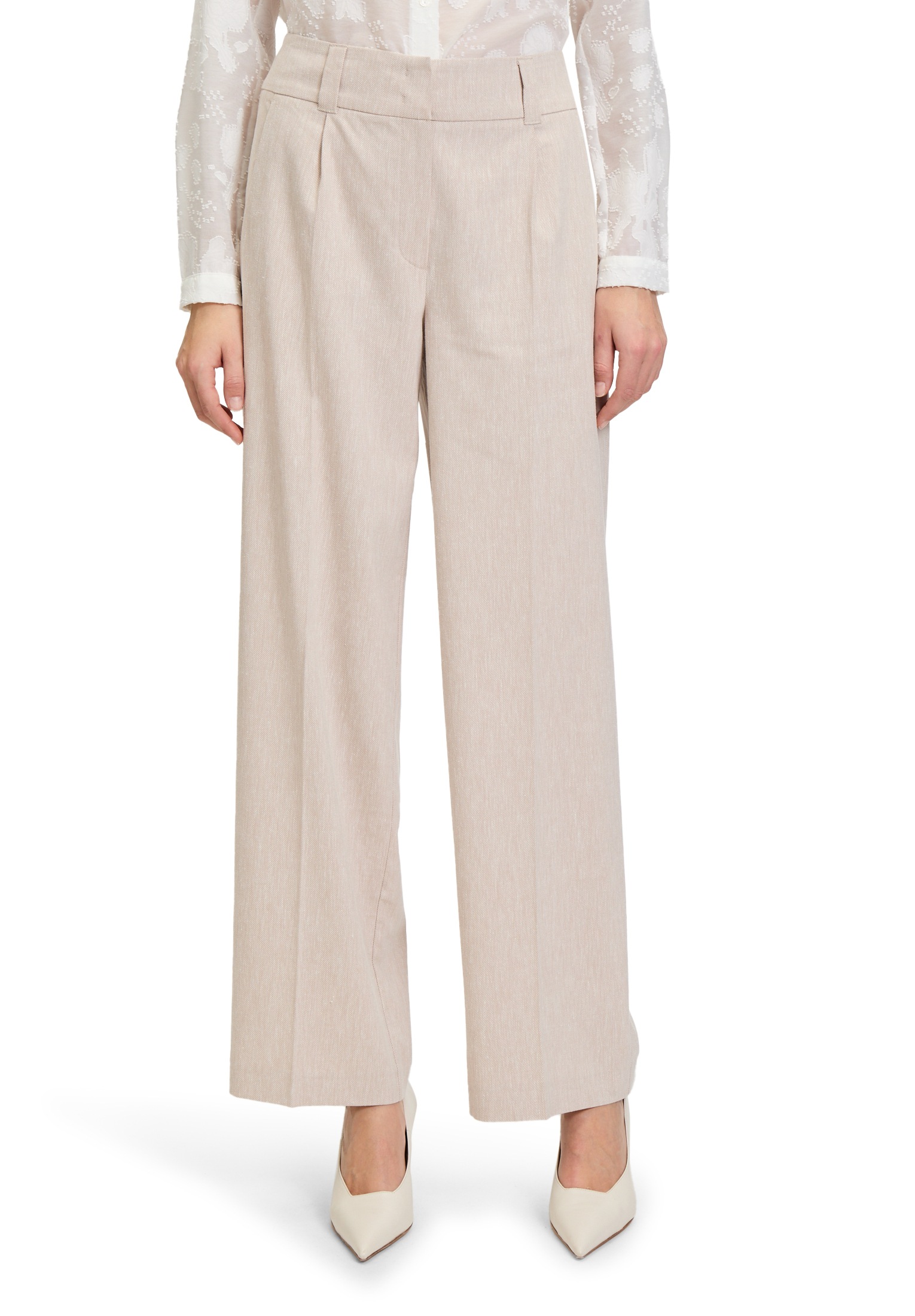 Betty&Co Anzughose "Damen Anzughose mit weitem Bein" Form günstig online kaufen