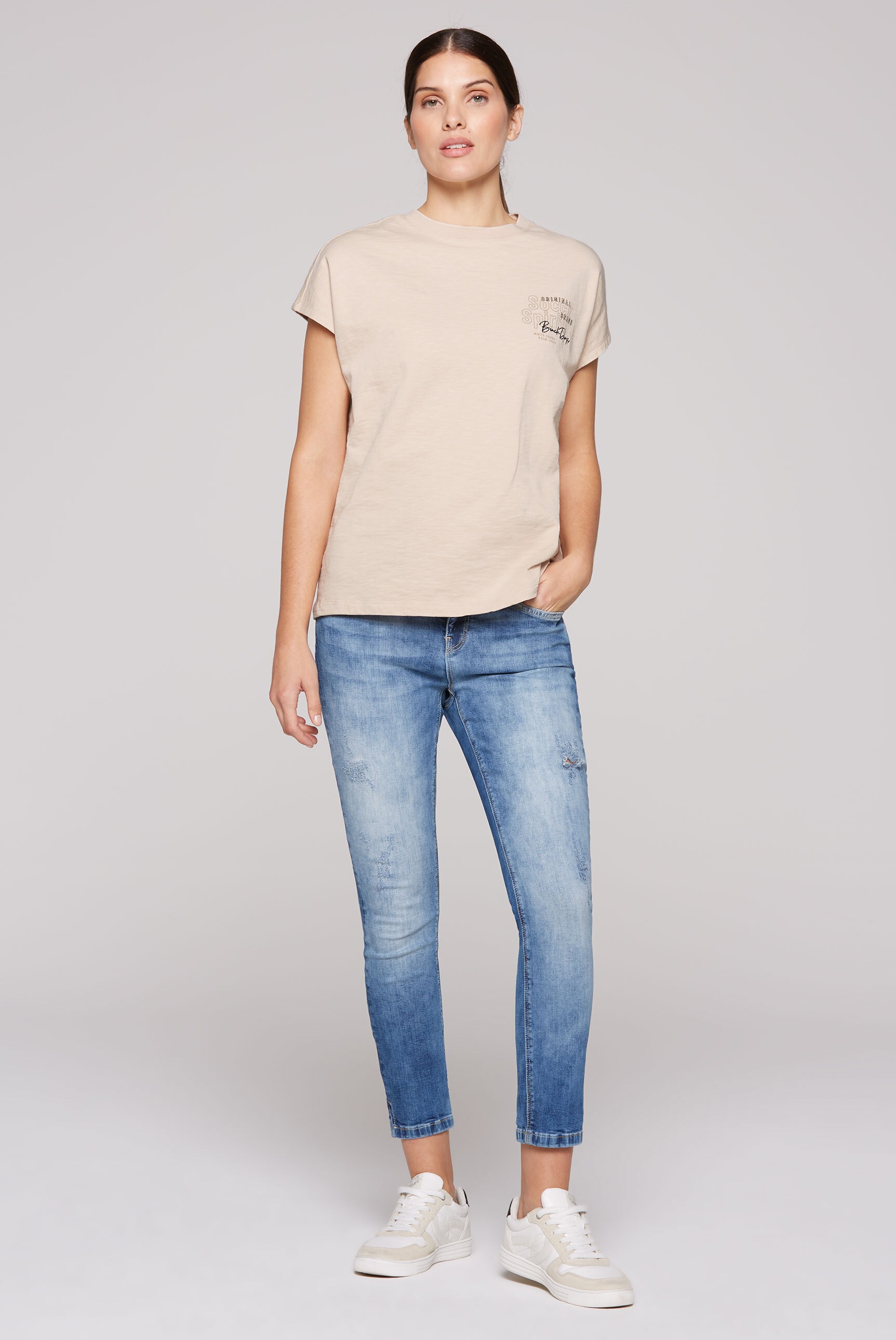 Thumbnail - SOCCX Sweater mit überschnittenen Schultern