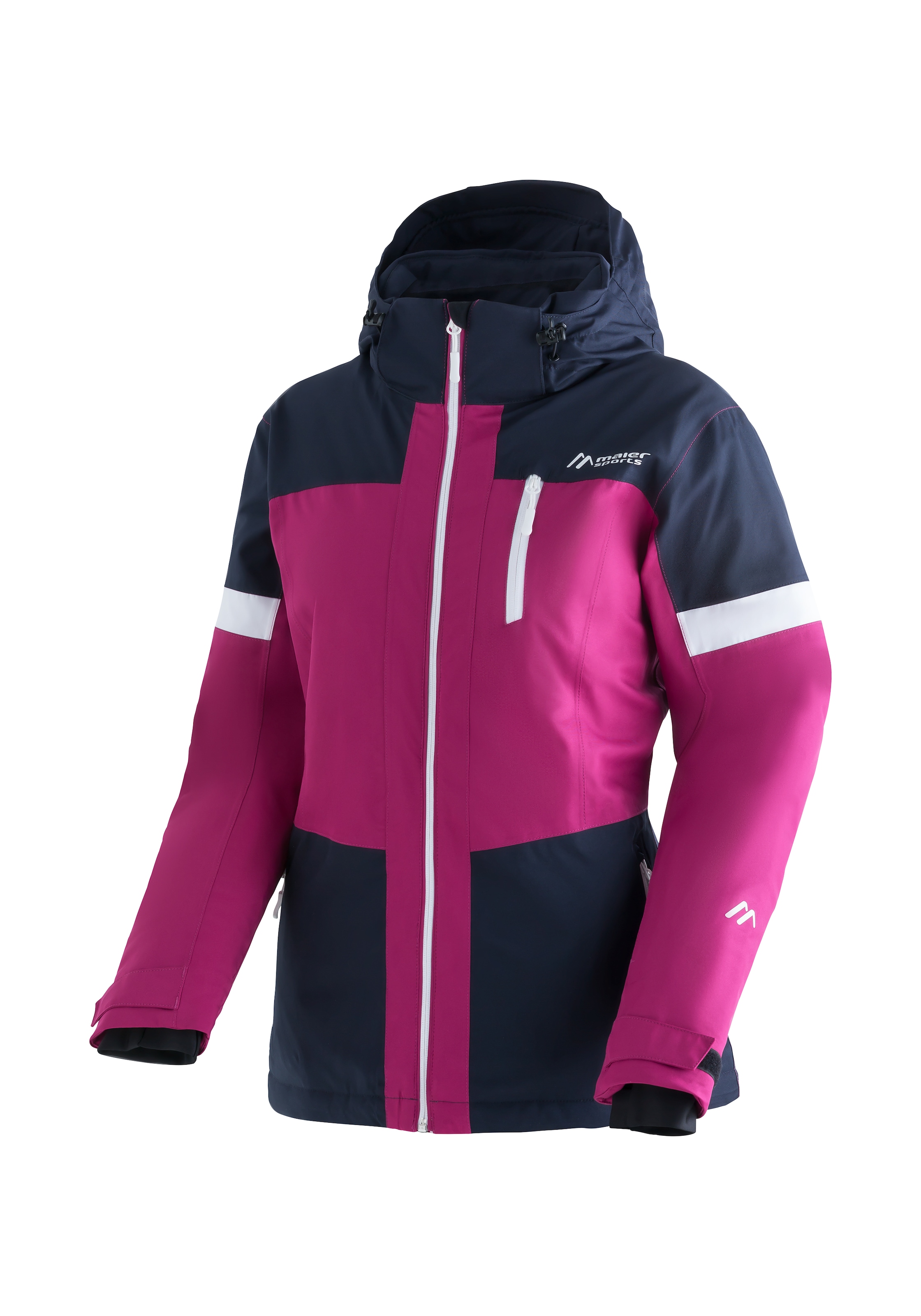 Skijacke »HANNI«, Damen Winterjacke, wind/wasserdicht, 3 RV-Taschen und Kapuze,...