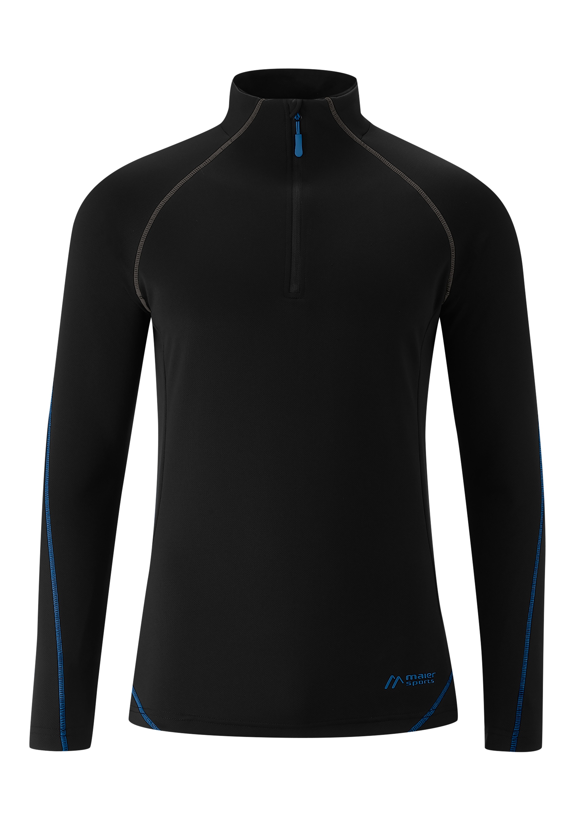 Maier Sports Funktionsshirt »Roger« funktionaler Herren Midlayer für Outdoor Touren und Ausflüge