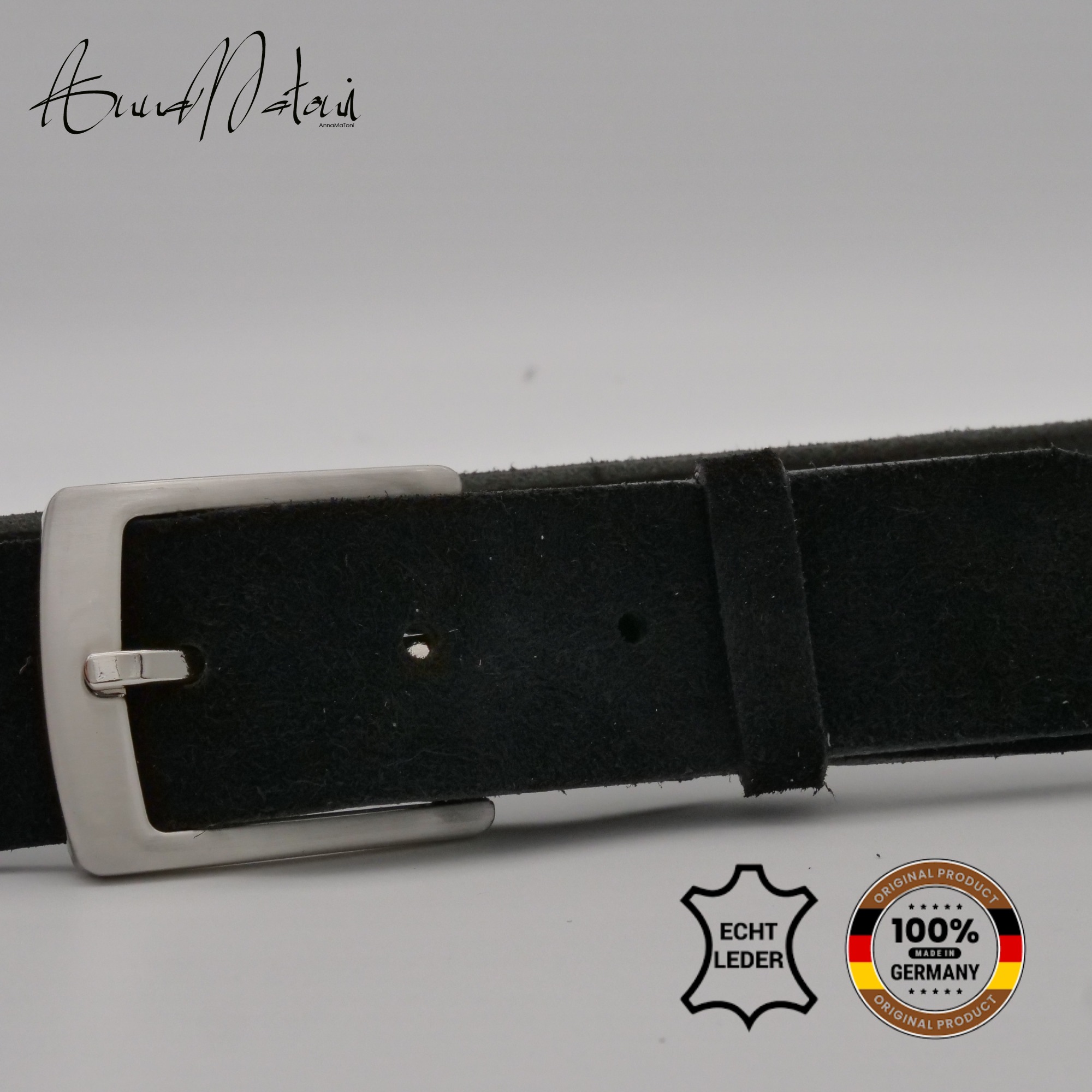 AnnaMatoni Ledergürtel "AnnaMatoni Herren Ledergürtel Zeitloses Design Gürt günstig online kaufen