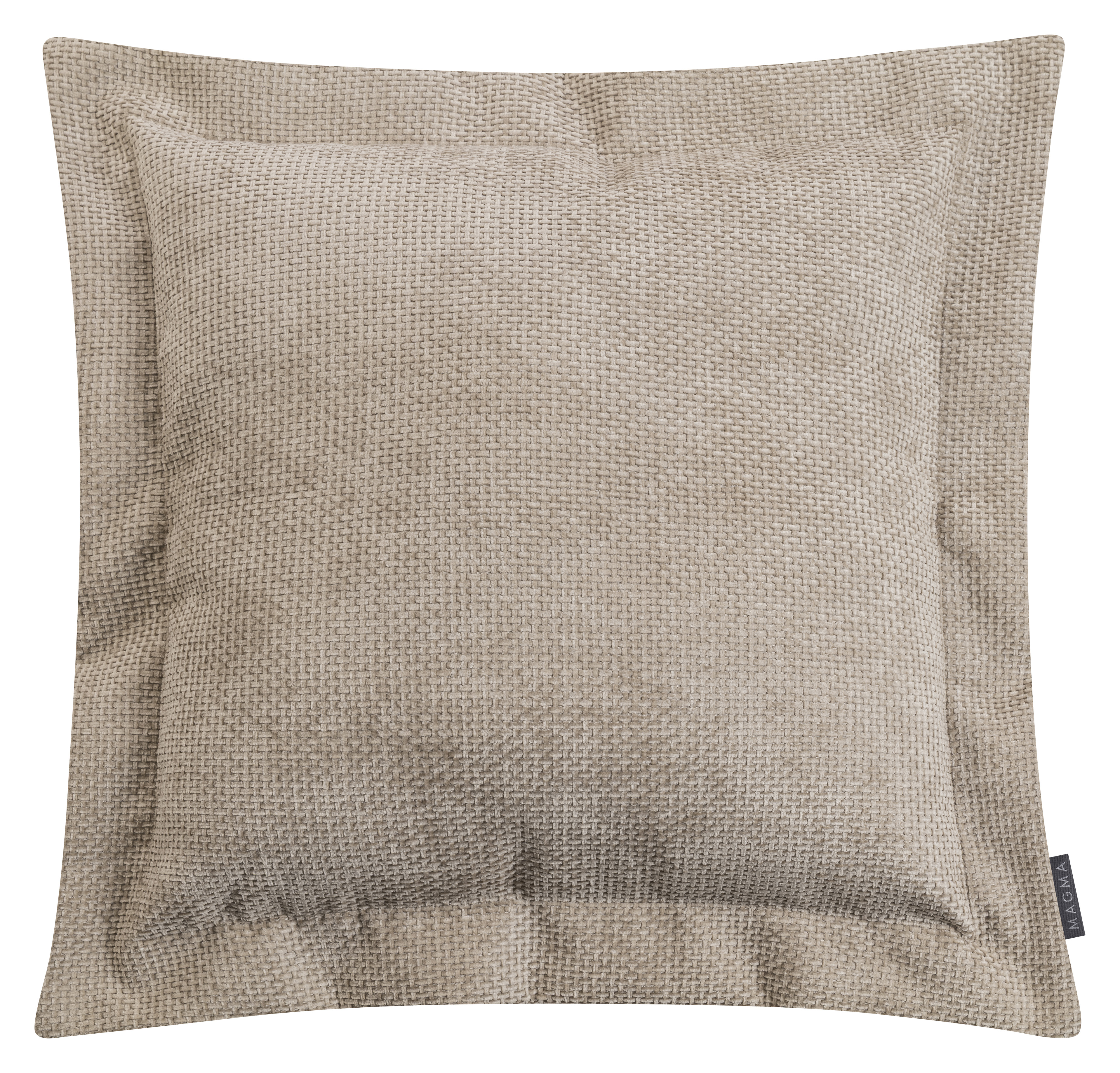 Magma Heimtex Dekokissen "ARLO Flatterkissen" Elegantes Zierkissen mit samtiger Struktur und zeitlosem Design