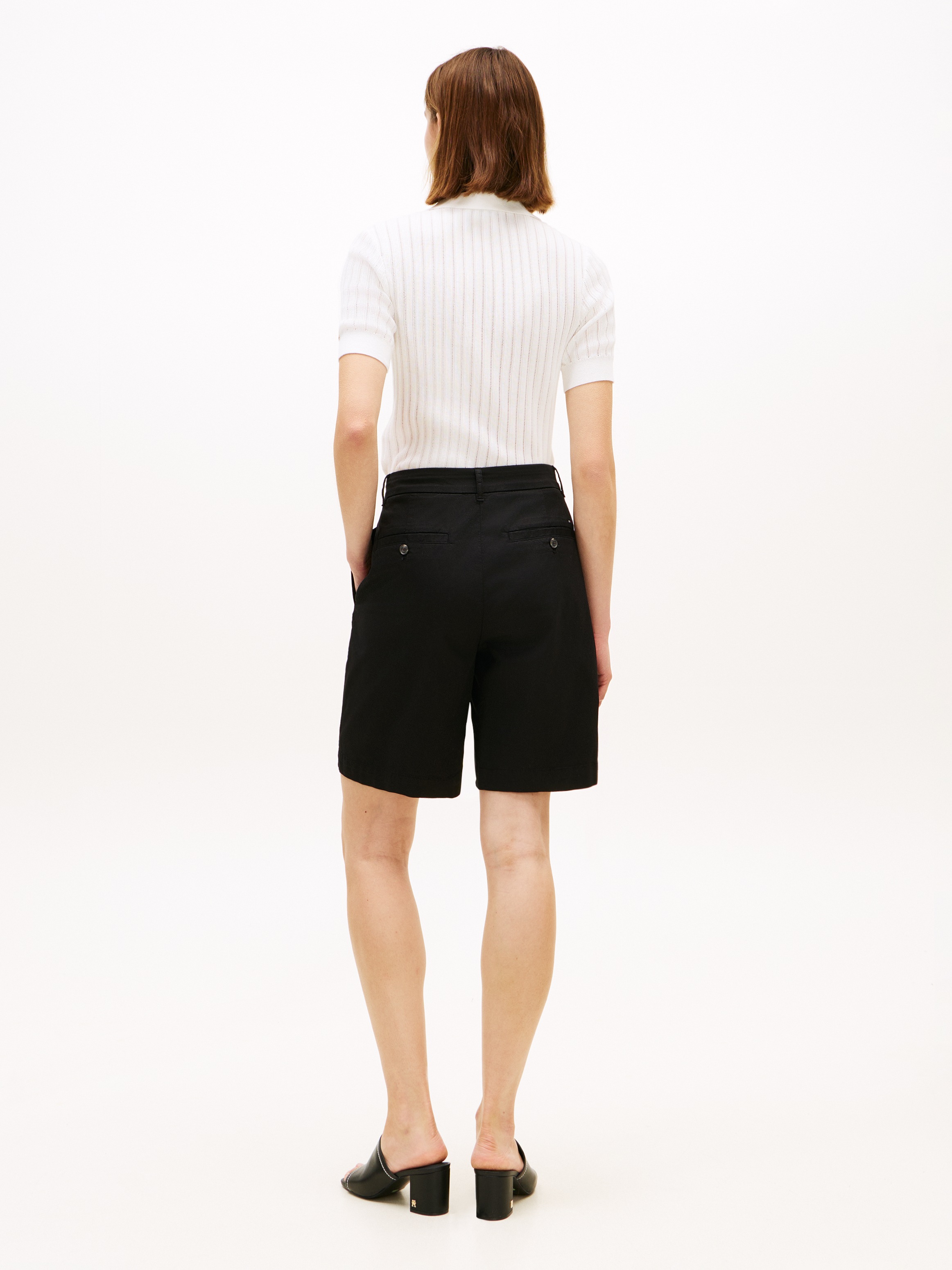 Tommy Hilfiger Chino Shorts Women's Black 34 3