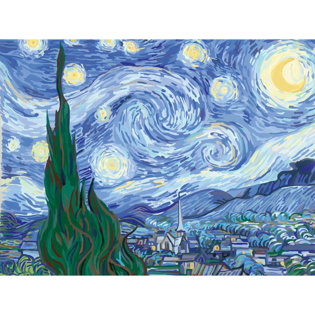 Ravensburger Malen nach Zahlen »CreArt, ART Collection, Starry Night (Van Gogh)«