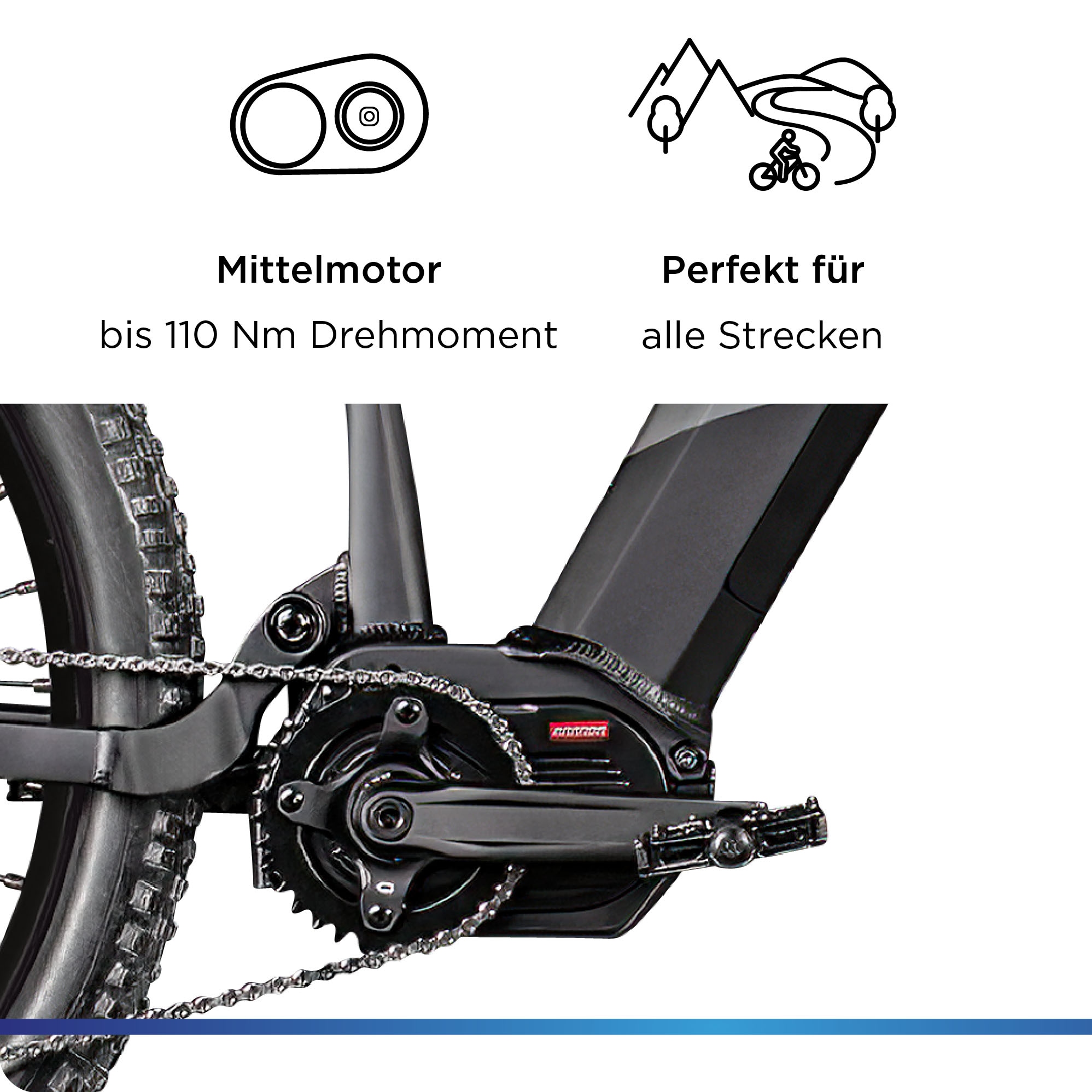 Zündapp »X1000« 10 Gang Shimano Cues U62020 SGS Schaltwerk Kettenschaltung Mittelmotor 250 W E Bike Mountainbike Fully 29 Zoll 10 Gänge Pedelec Damen Herren 730 Wh