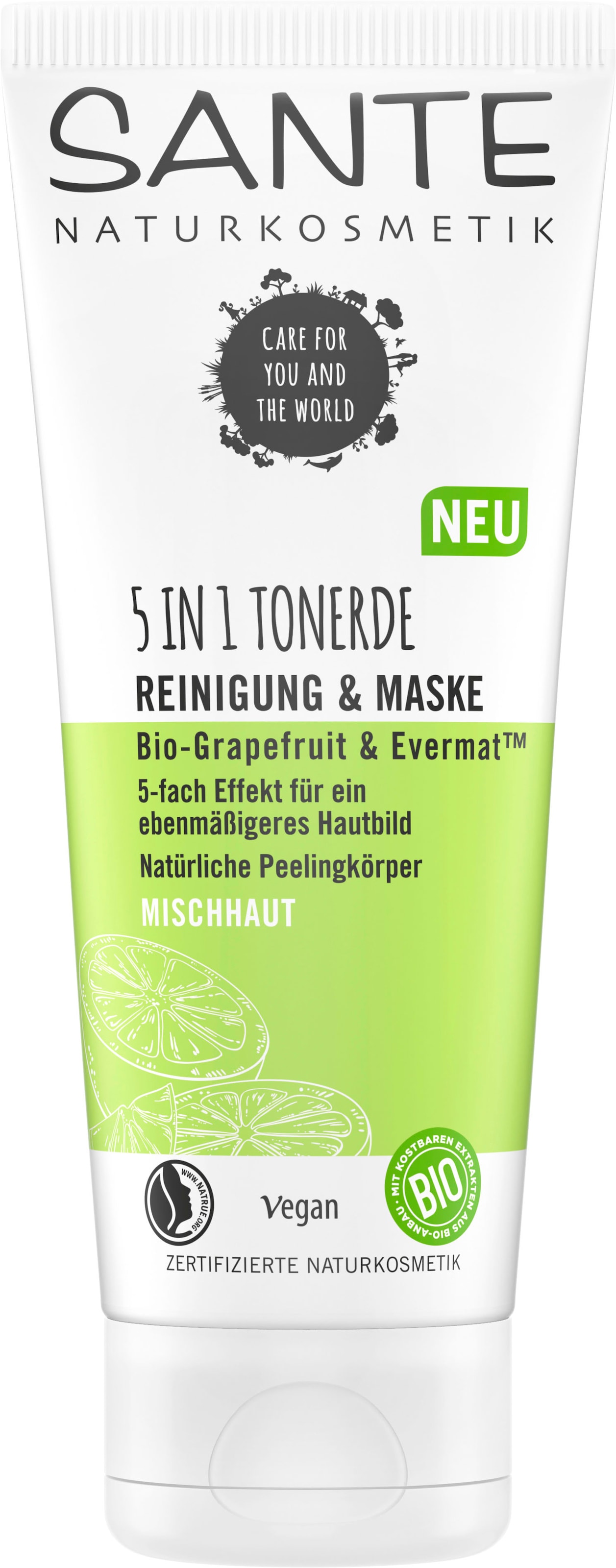SANTE | »5in1 Maske« Gesichts-Reinigungscreme Reinigung kaufen BAUR & Tonerde