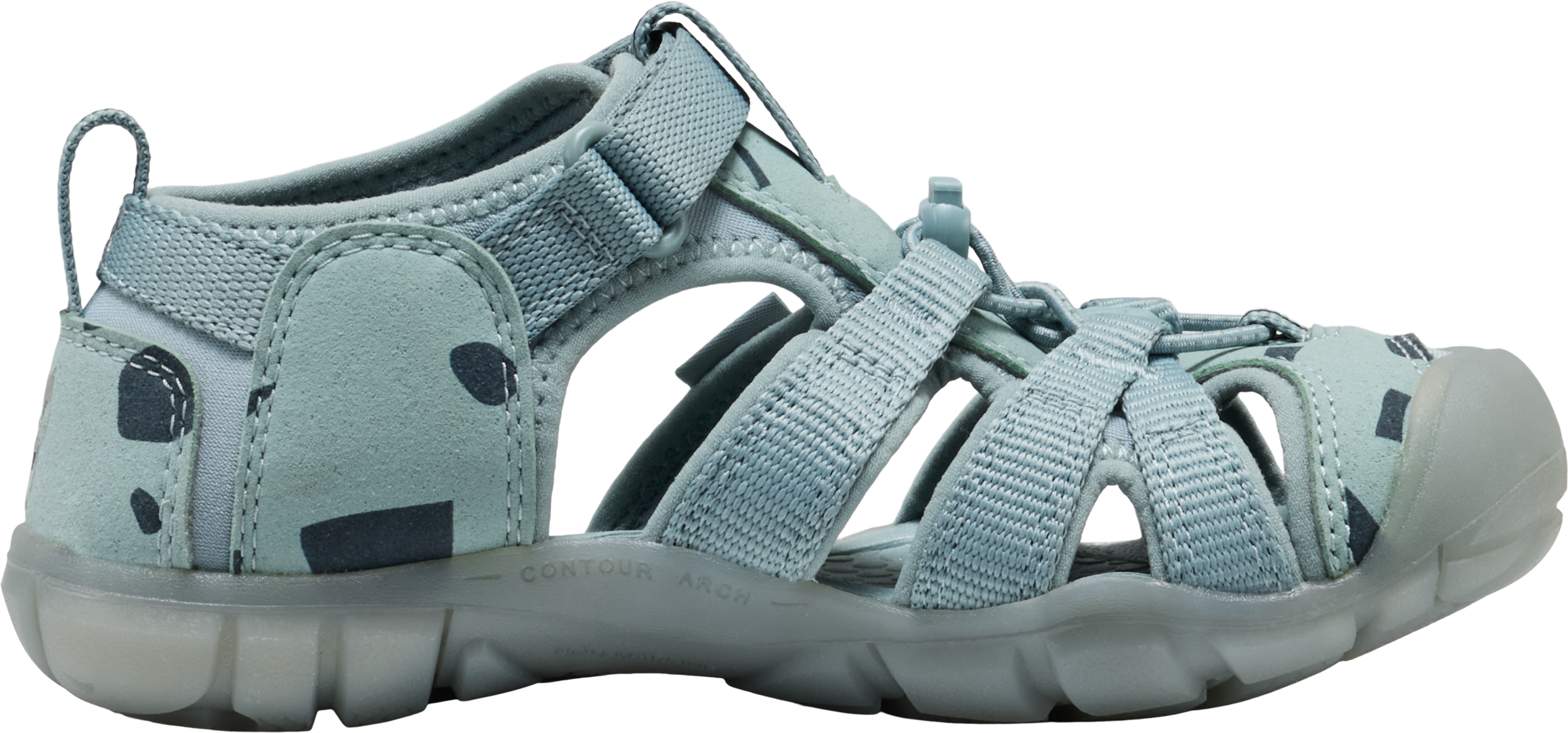 Sandale KEEN "SEACAMP II CNX", Jungen, Gr. 34, ice blau, Synthetik, Schuhe Sandale 2