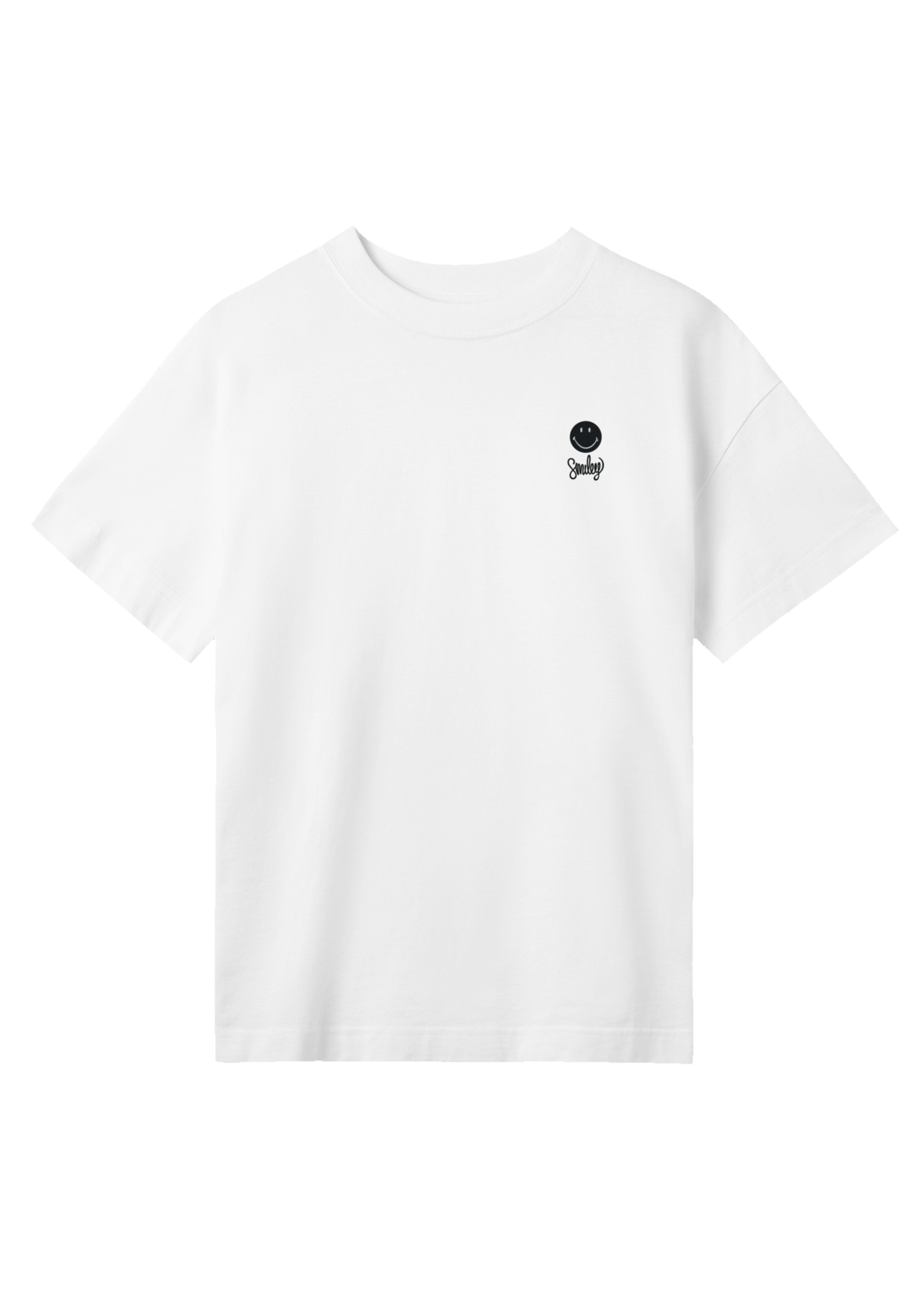 F4NT4STIC T-Shirt "Smiley Icon Script Wordmark dark Stickerei", Premium Qua günstig online kaufen