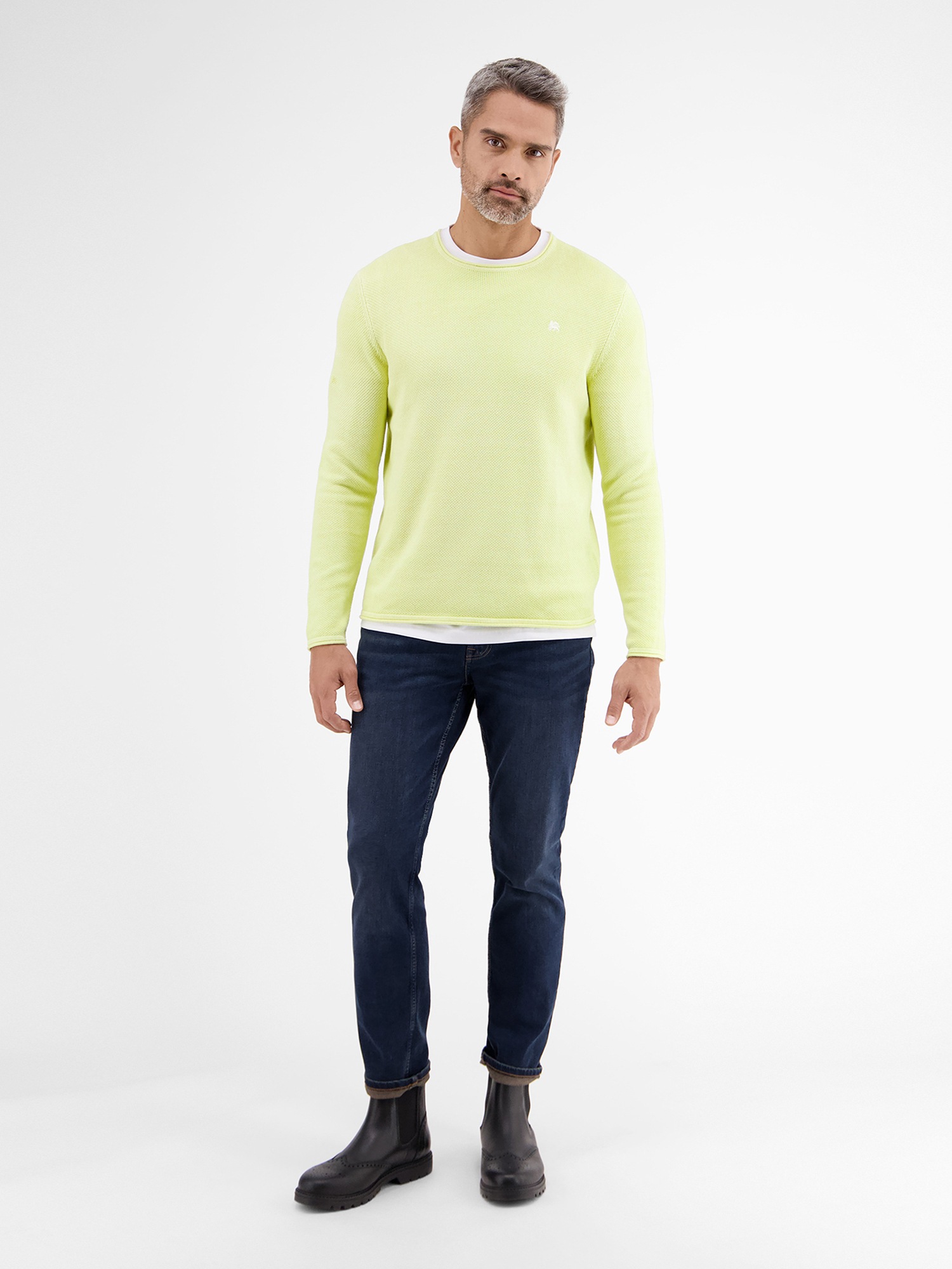 LERROS Strickpullover »LERROS Pullover in Strukturstrick«