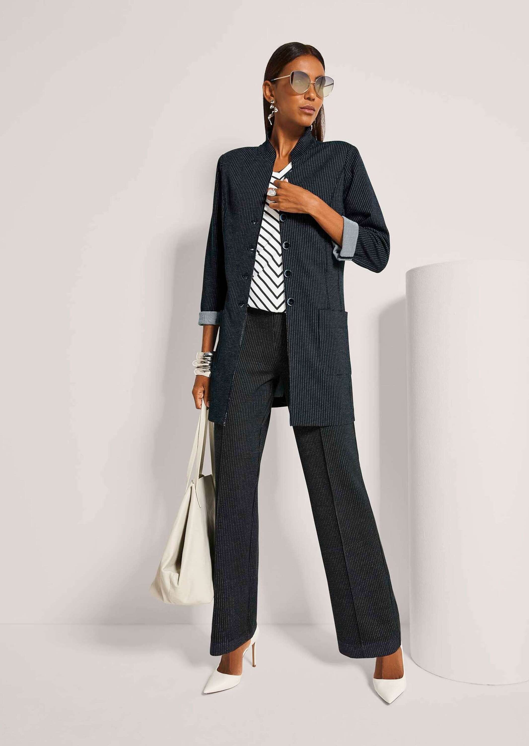 MADELEINE Longblazer »Gehrock Eleganter Einreiher mit Nadelstreifen«
