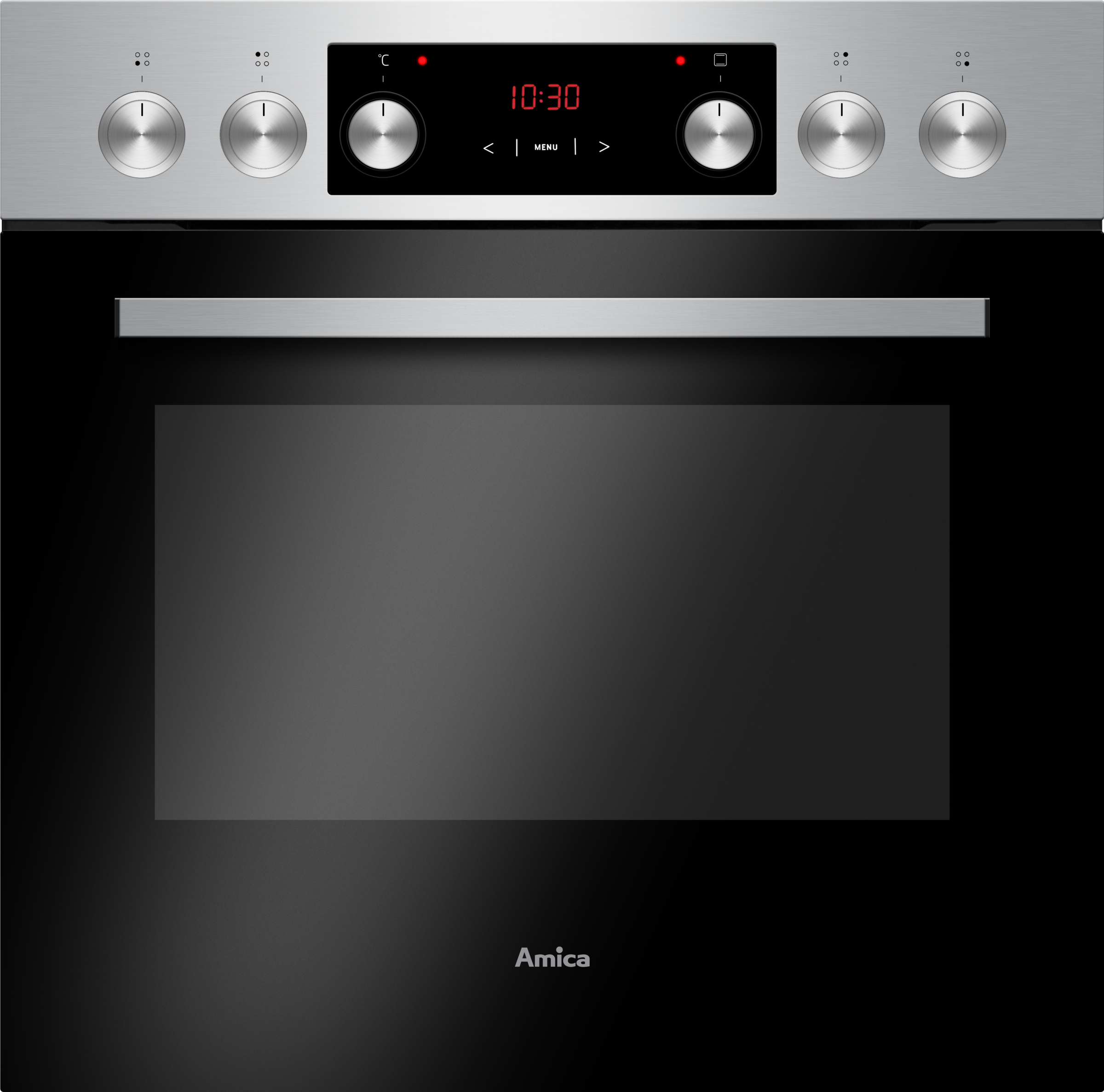 Amica Elektro-Herd-Set »EHCX 934 300 E« mit 1-fach-Teleskopauszug Steam Clean 2 Stk. tlg. Dreikreis-Zone passt die Kochfläche flexibel an Topfgrößen an