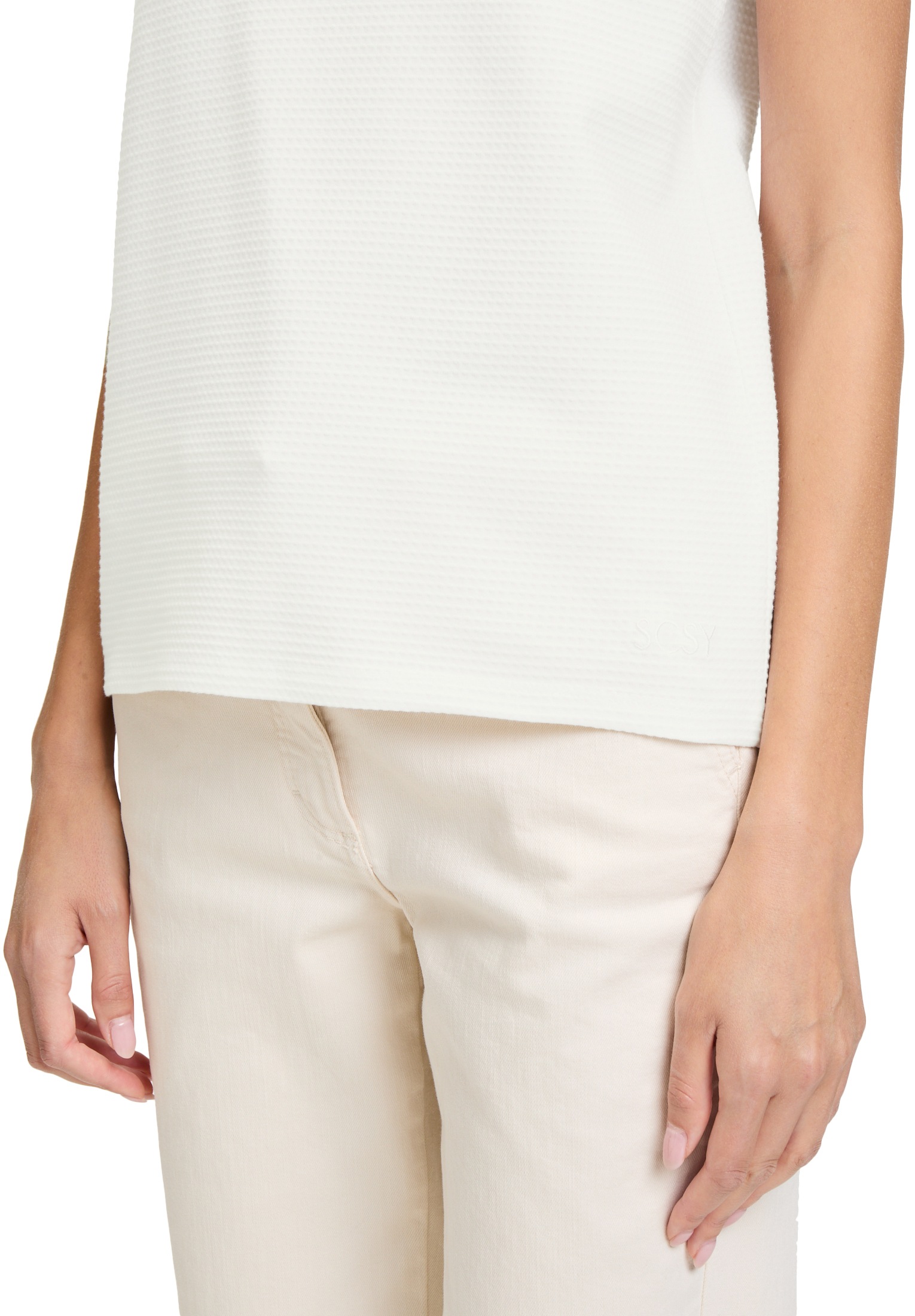 Betty Barclay Kurzarmshirt »Betty Barclay Damen Basic Shirt mit Struktur«, (1 tlg.), Material