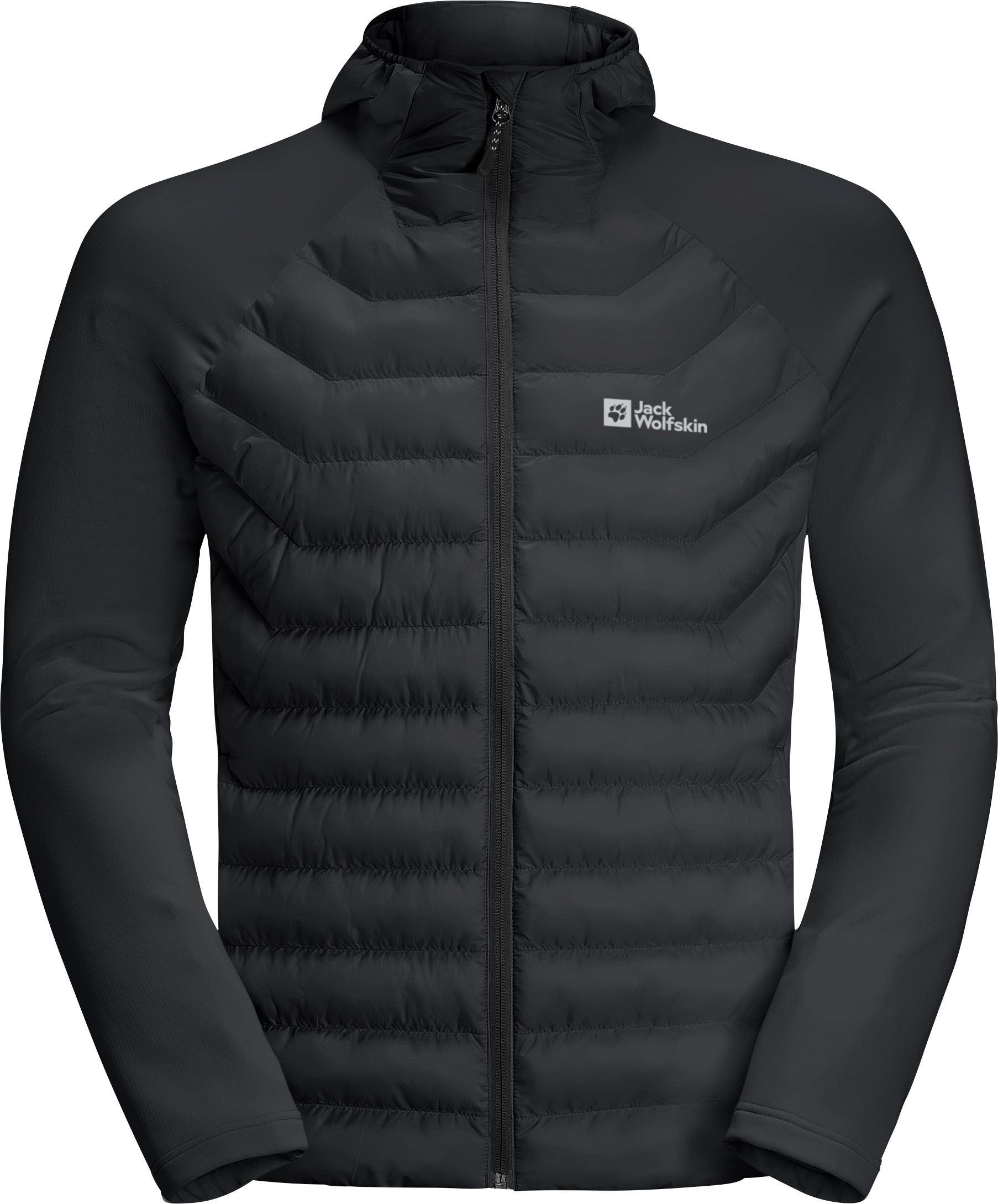 Jack Wolfskin Hybridjacke »ROUTEBURN PRO HYBRID M«, mit Kapuze
