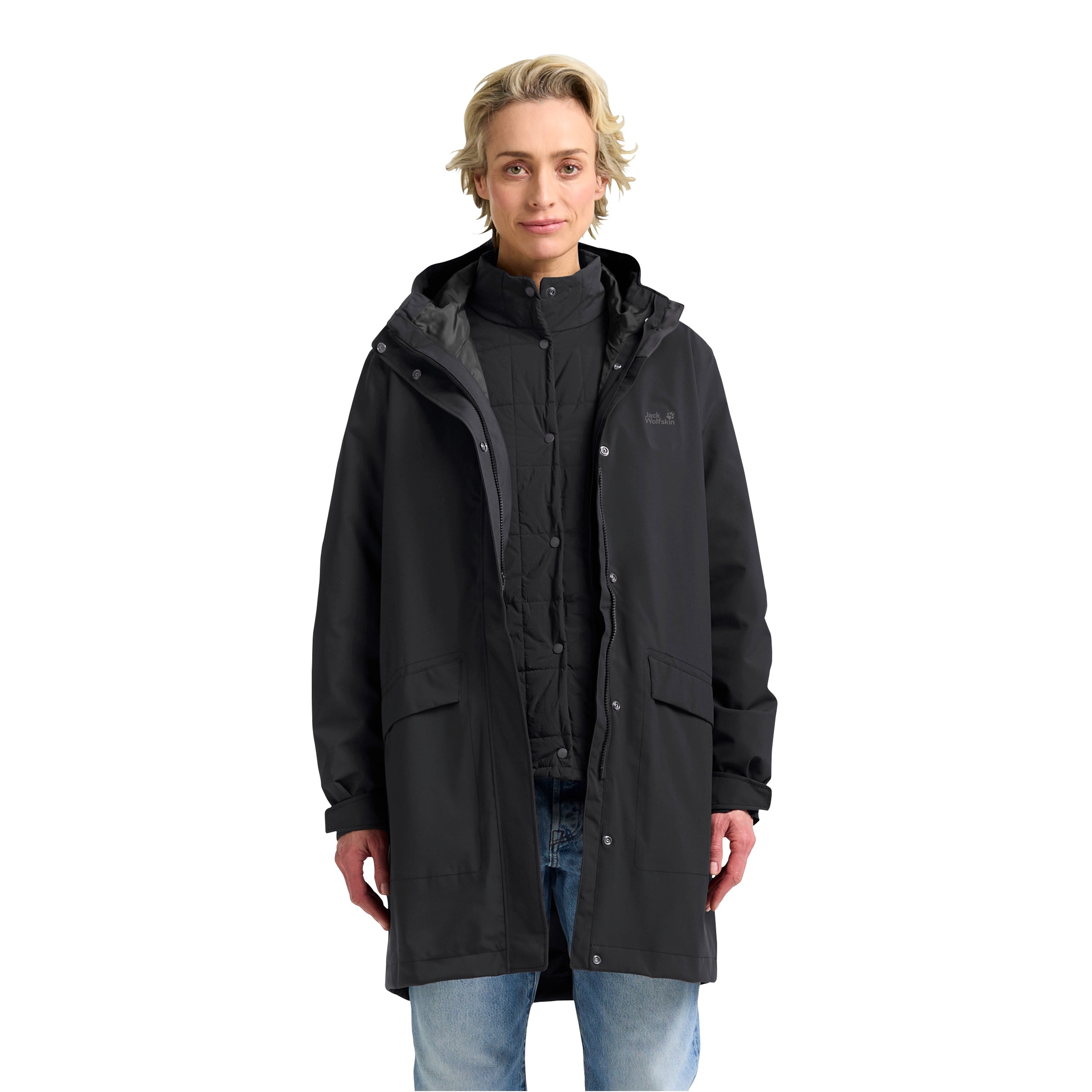 Jack Wolfskin Funktionsmantel »WINTERDUNE 3IN1 COAT W«, 3in1, wasserdicht, Übergangsjacke