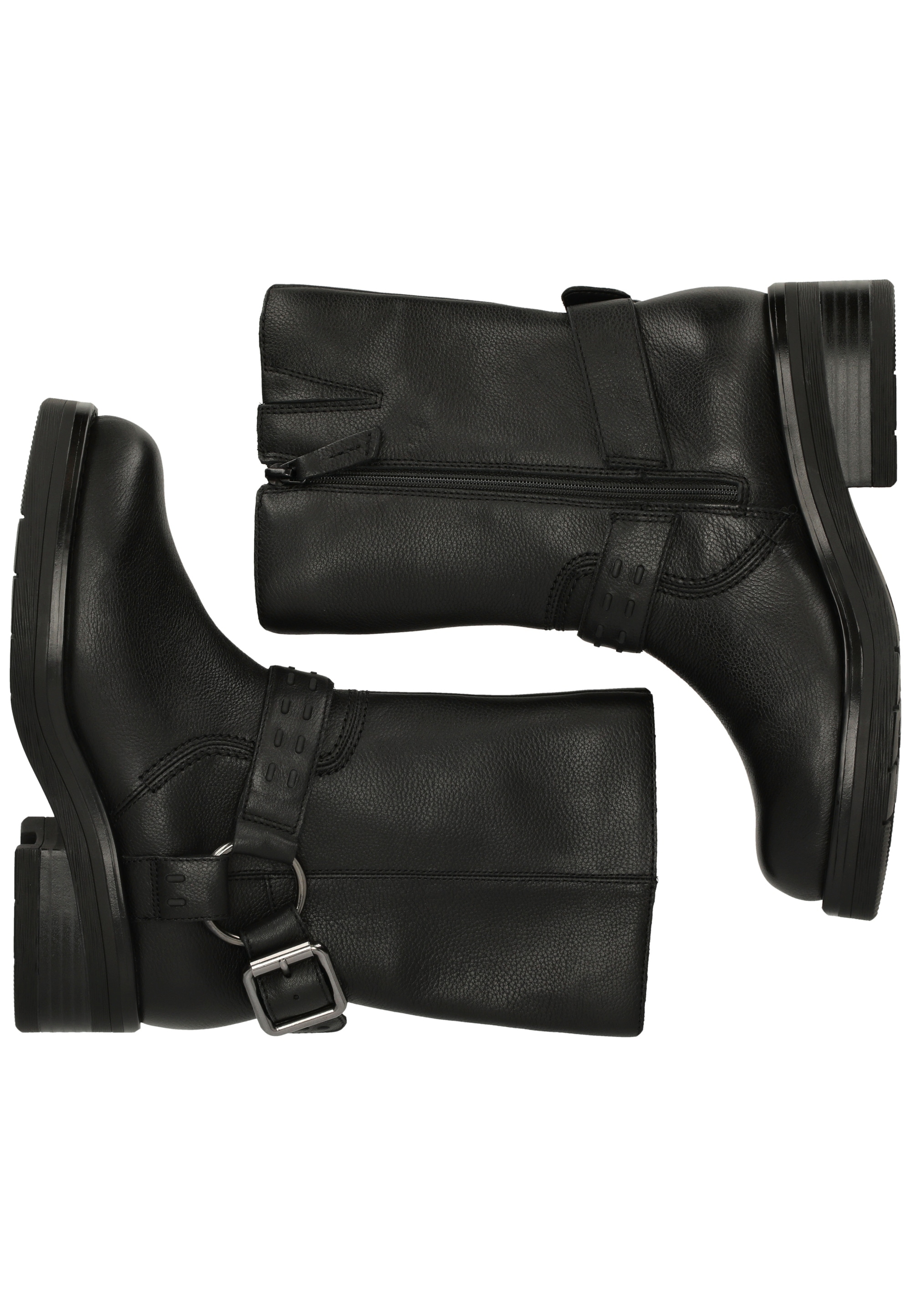 Clarks Stiefel »Rebelle Up Black Leather«  mit herausnehmbarem Contour-Cushion-Fußbett