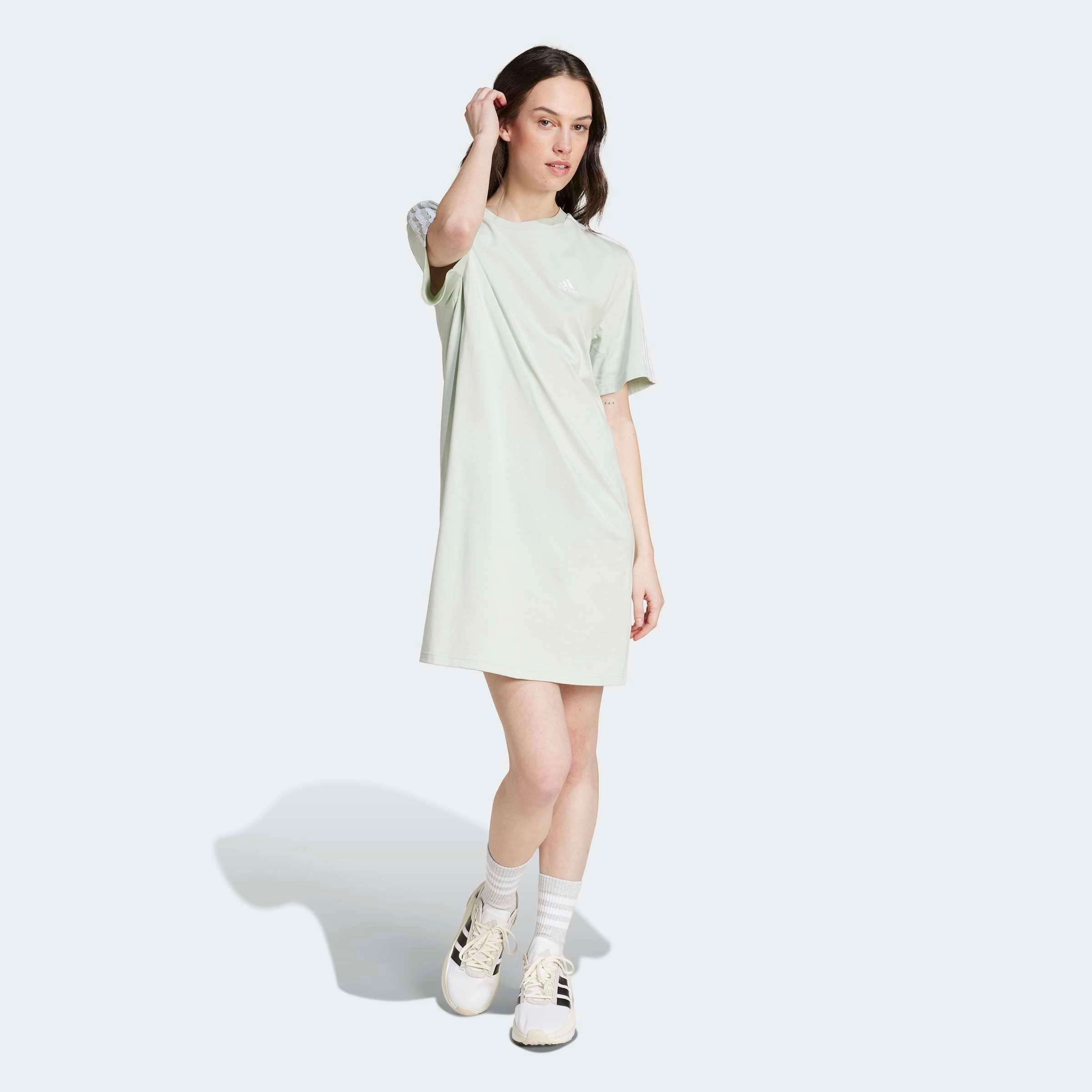 adidas Sportswear Shirtkleid "W 3S BF T DR" 1 Stk. tlg. günstig online kaufen