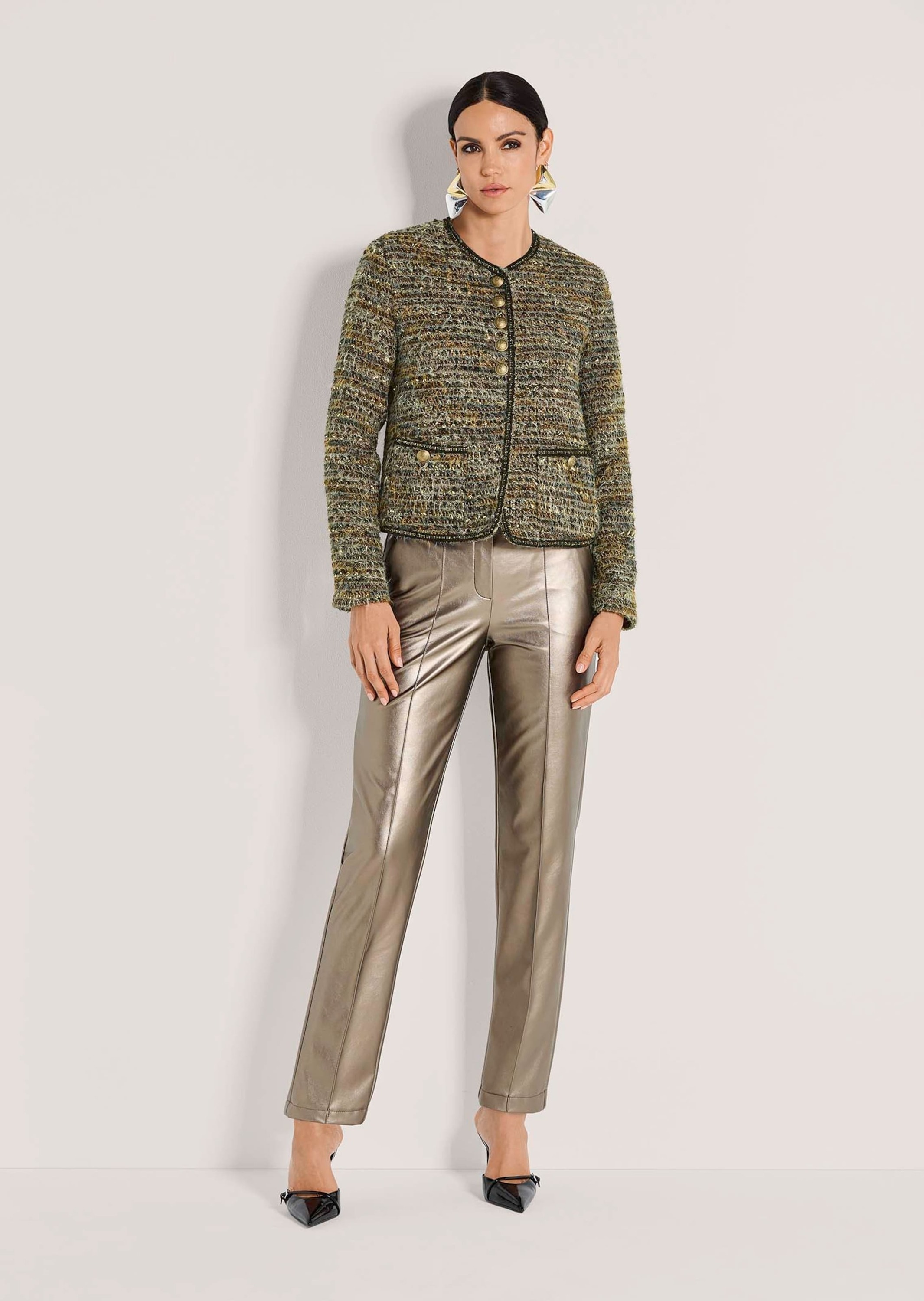 MADELEINE Jackenblazer "Kurzblazer Festlicher Blazer mit Glitzerdetails" günstig online kaufen