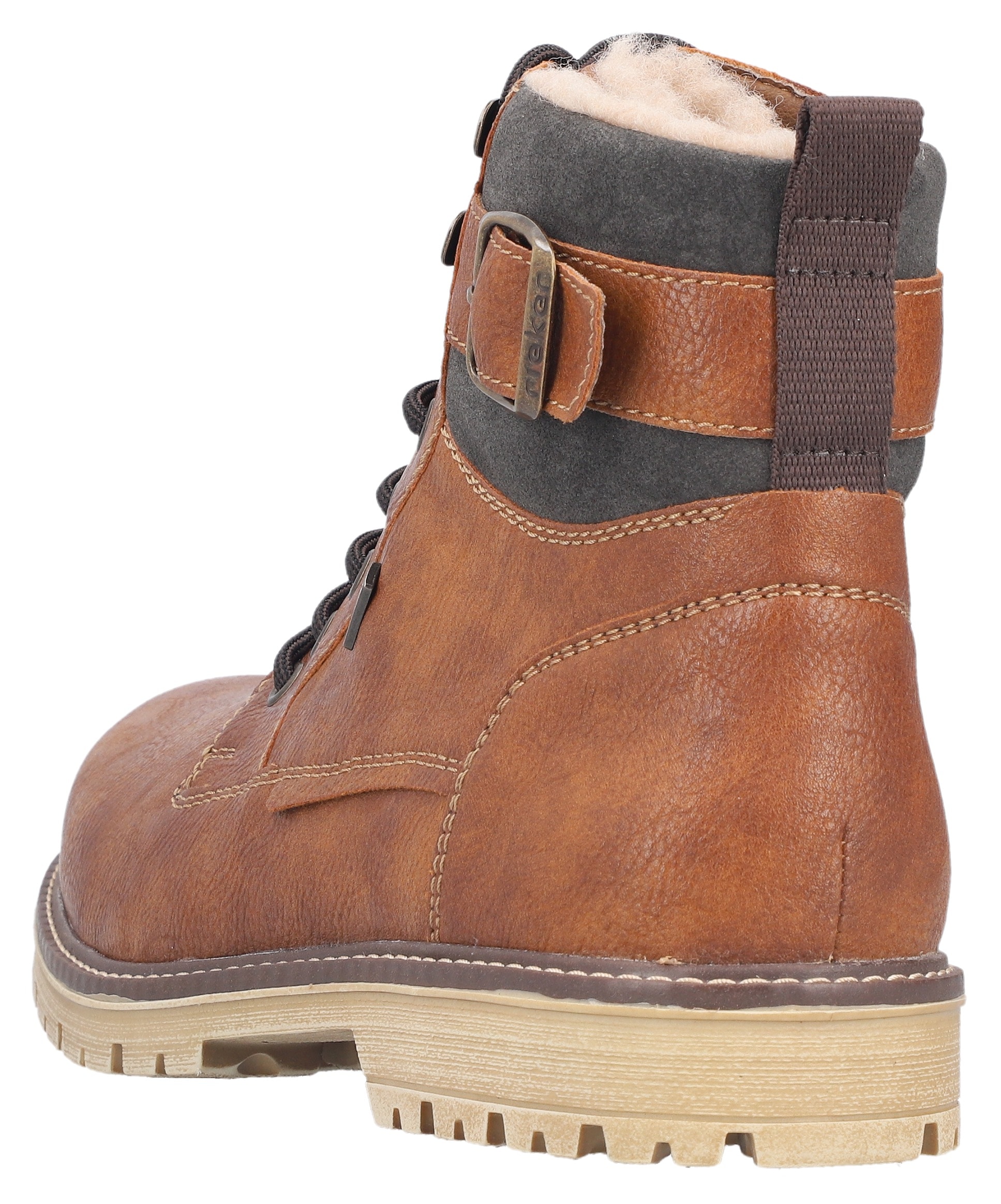Rieker Winterstiefelette, Winterboots, Schnürboots mit wasserabweisender riekerTEX-Membran
