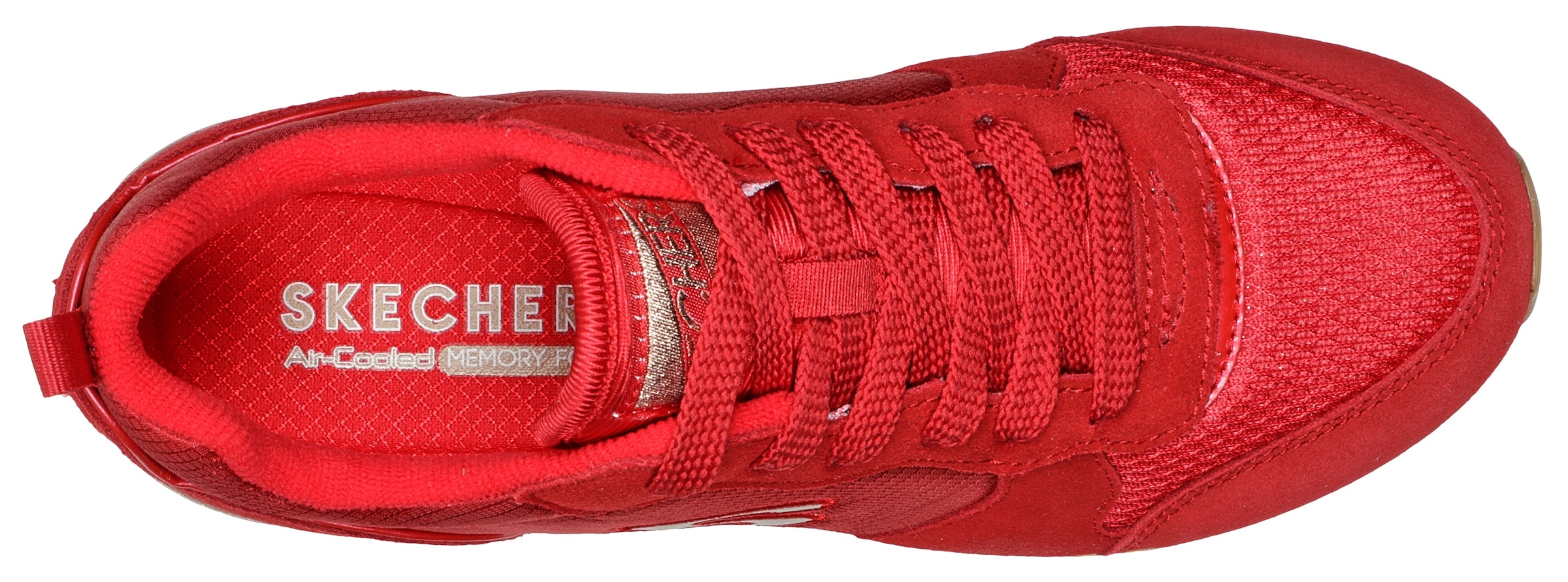 Skechers Sneaker »OG 85 - GOLDN GURL«, Schnürschuh, Original-Retro-Jogginschuh mit Air-Cooled Memory Foam®