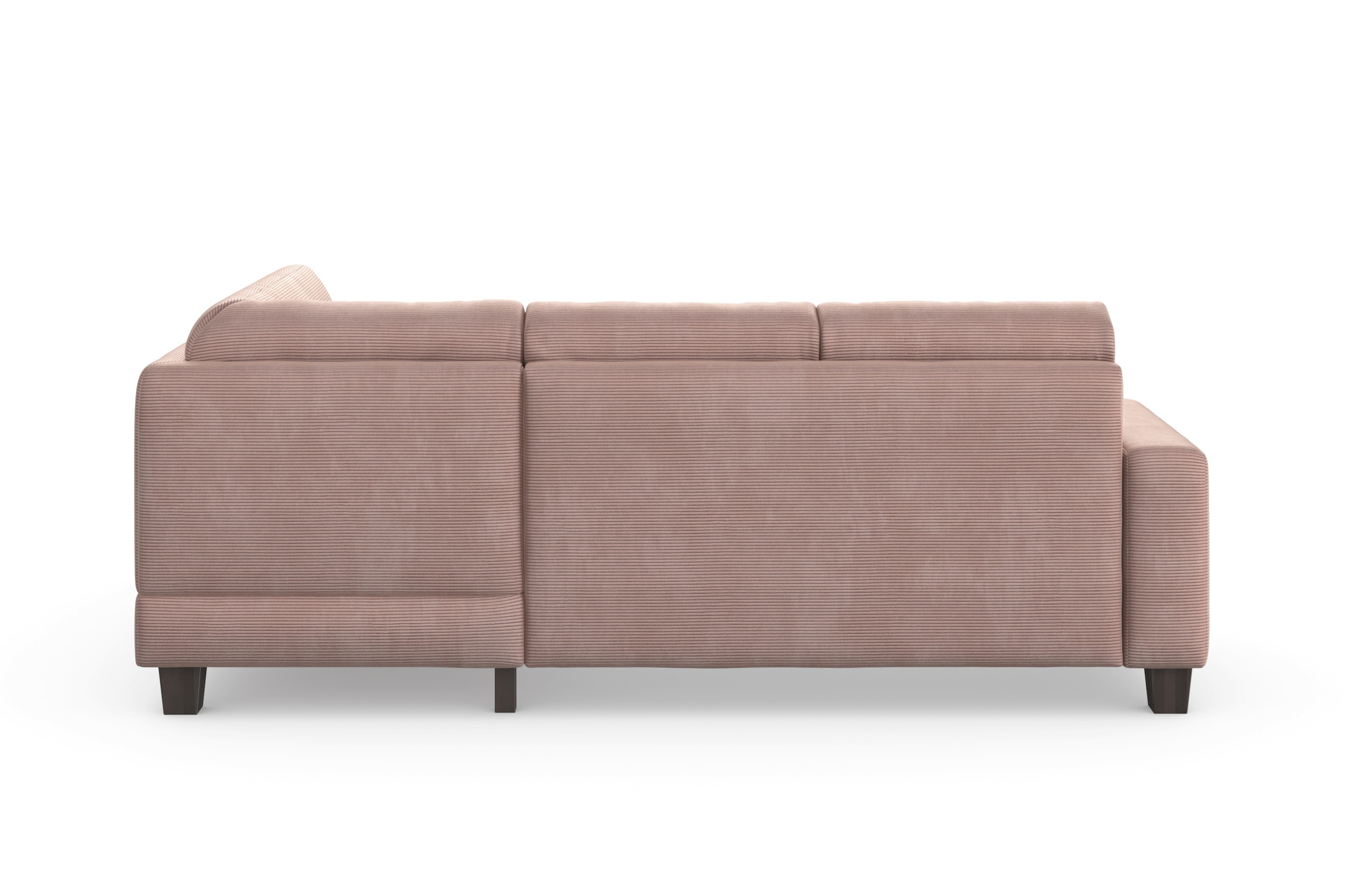 Home affaire Ecksofa »Summer L-Form«, mit Ottomane, mit oder ohne Bettfunktion und Bettkasten, Cord-Bezug